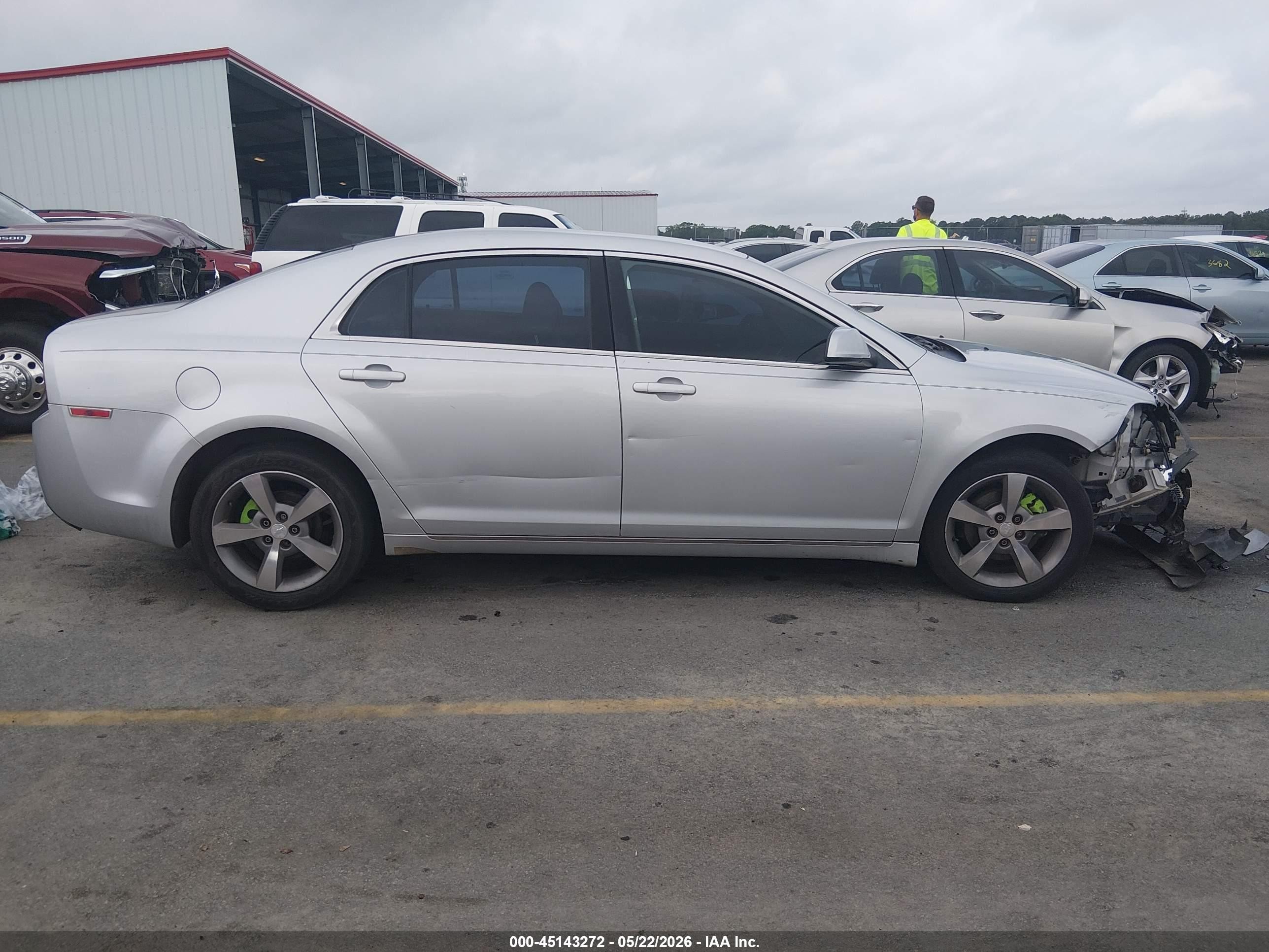 2010 Chevrolet Malibu Lt Silver vin: 1G1ZC5E05AF234324