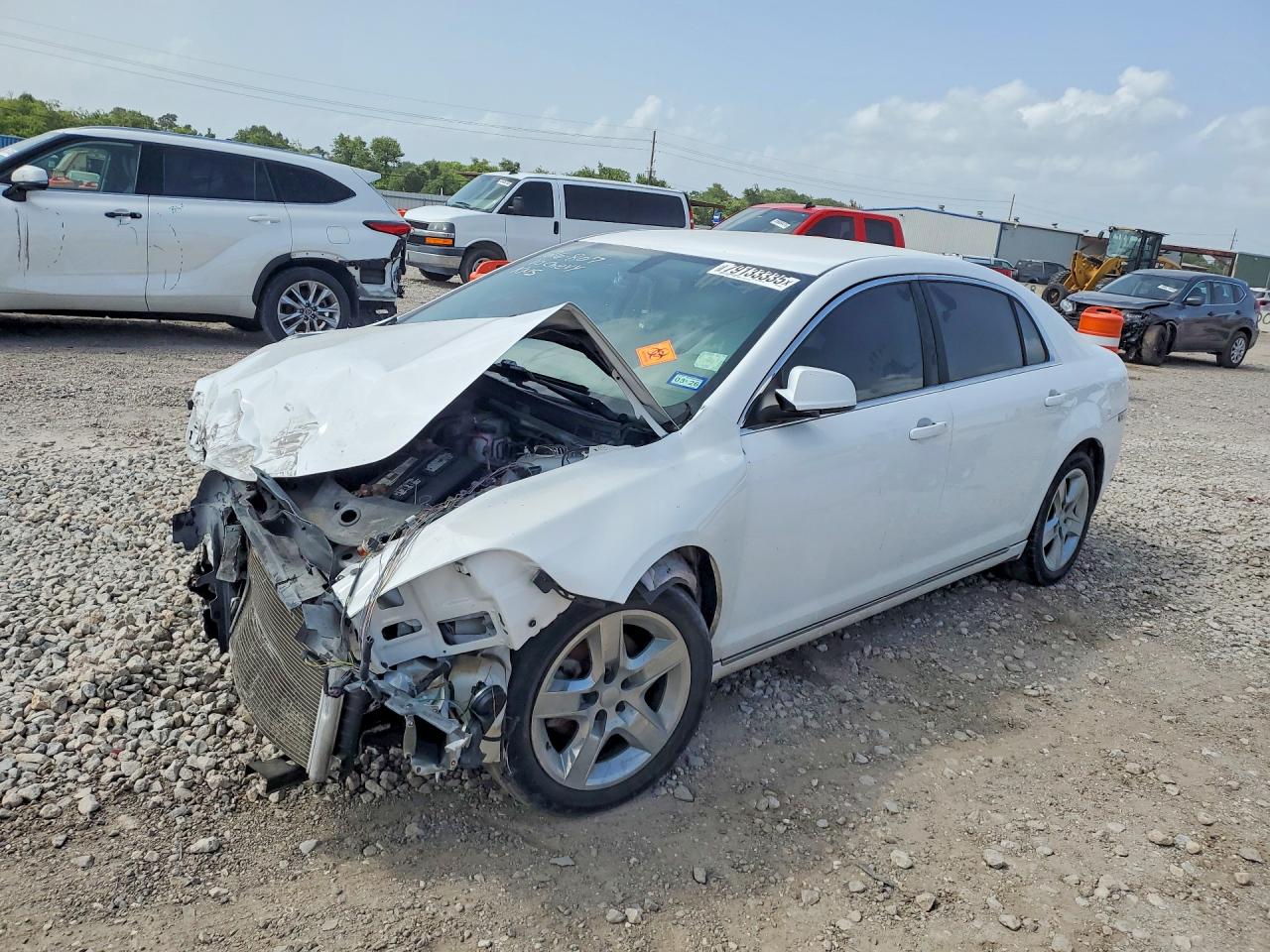 2010 Chevrolet Malibu 1lt Белый vin: 1G1ZC5E05AF246859