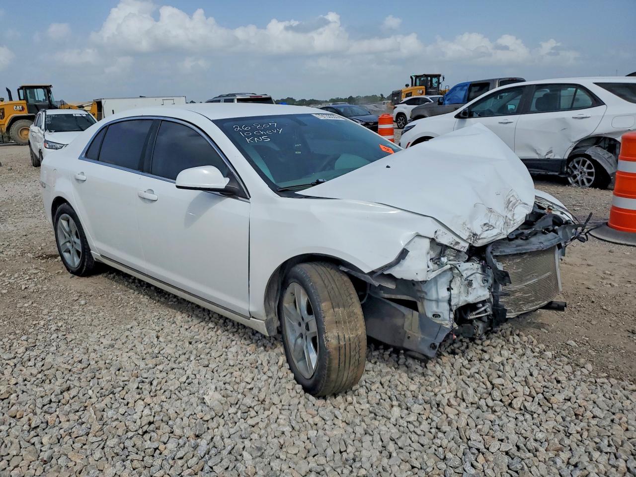 2010 Chevrolet Malibu 1lt White vin: 1G1ZC5E05AF246859