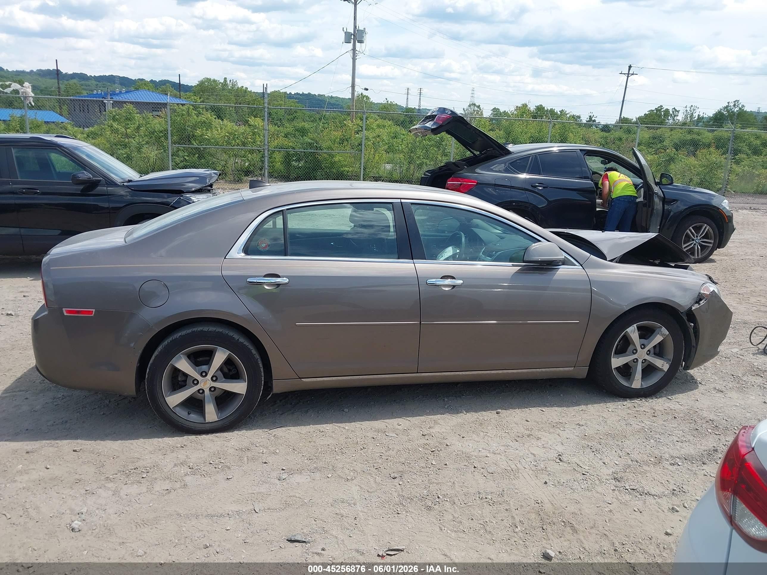 2012 Chevrolet Malibu 1lt Gray vin: 1G1ZC5E05CF106037
