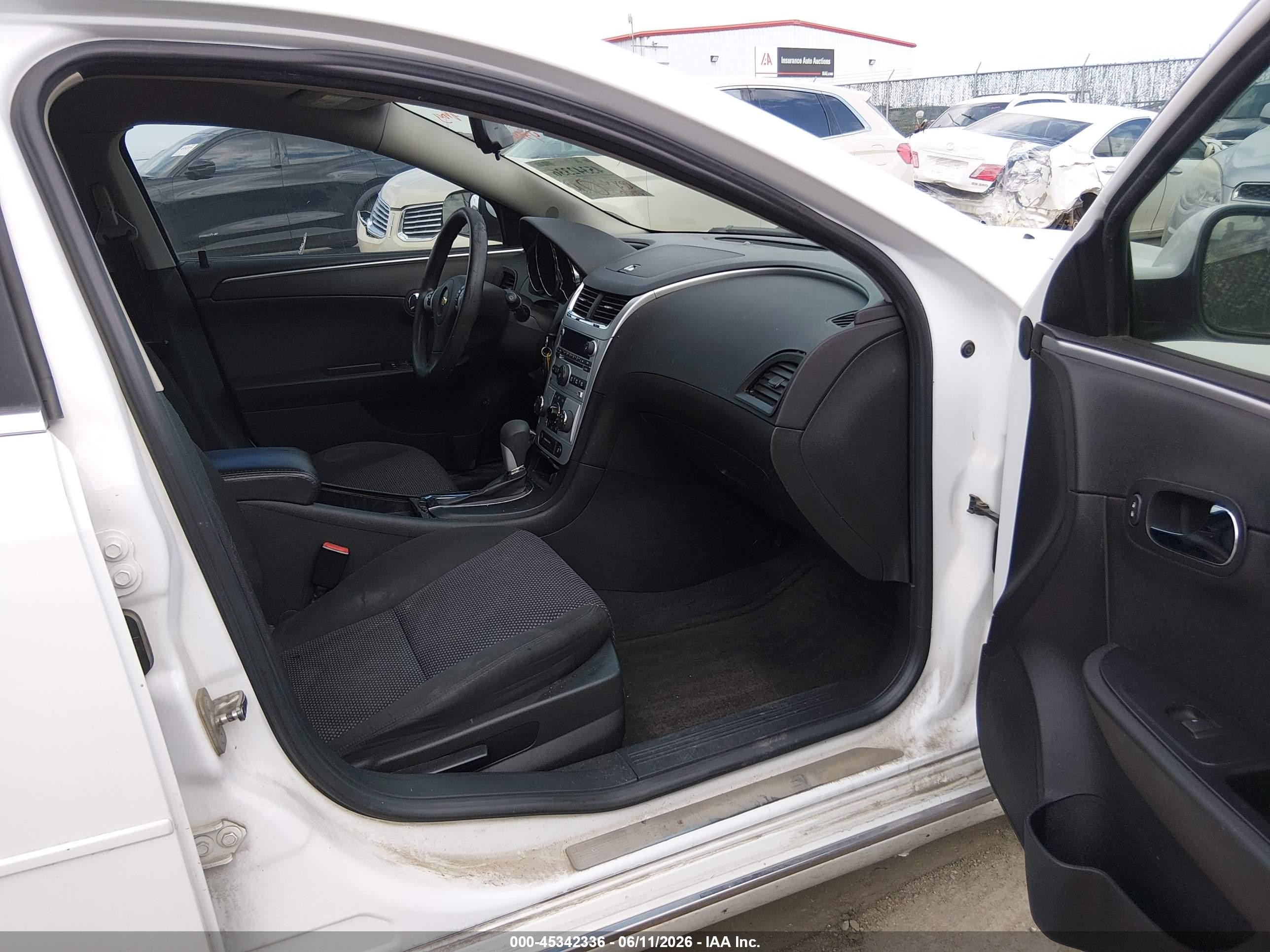 2012 Chevrolet Malibu 1lt White vin: 1G1ZC5E05CF147123