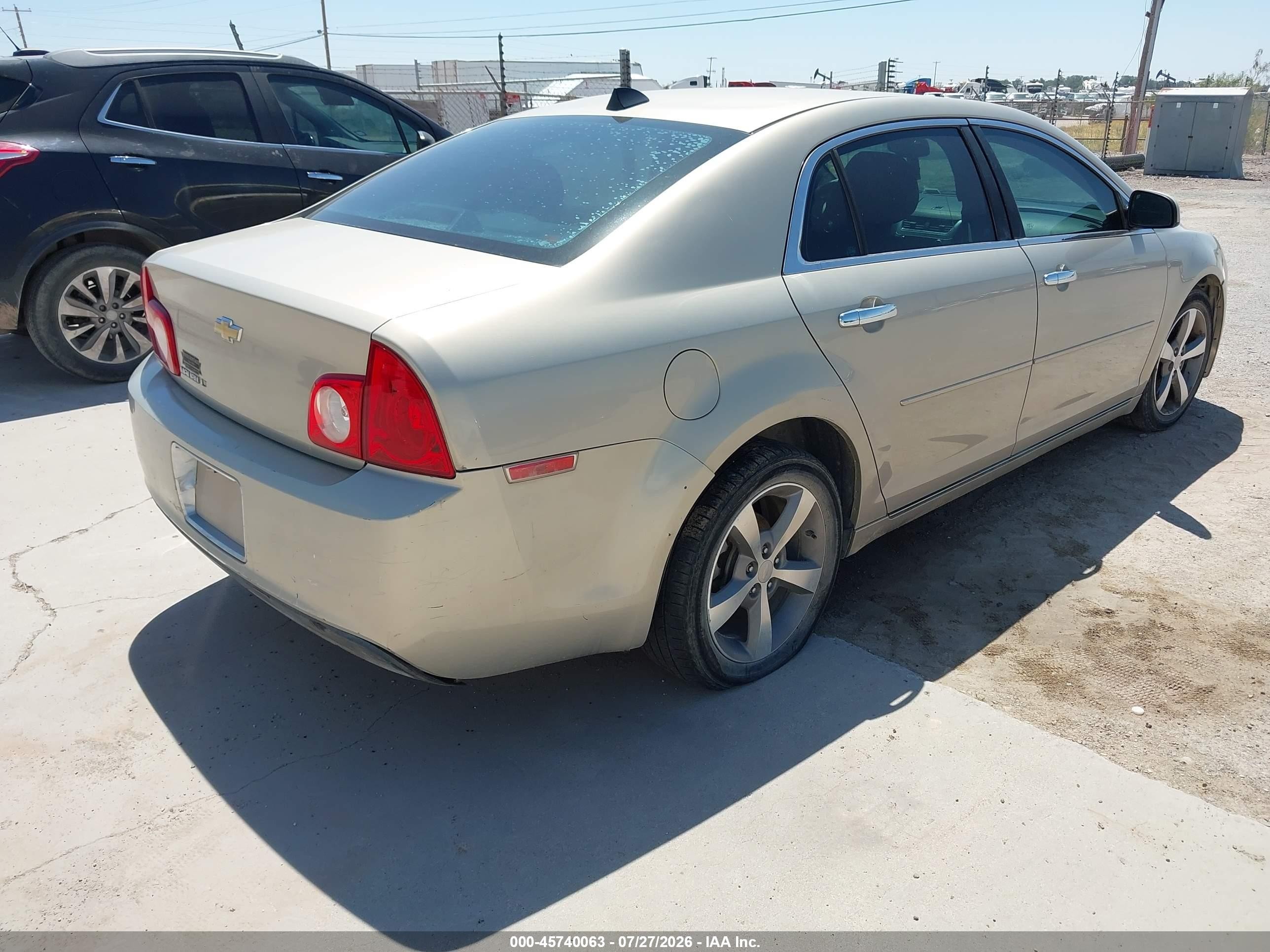 2012 Chevrolet Malibu 1lt Tan vin: 1G1ZC5E05CF163144