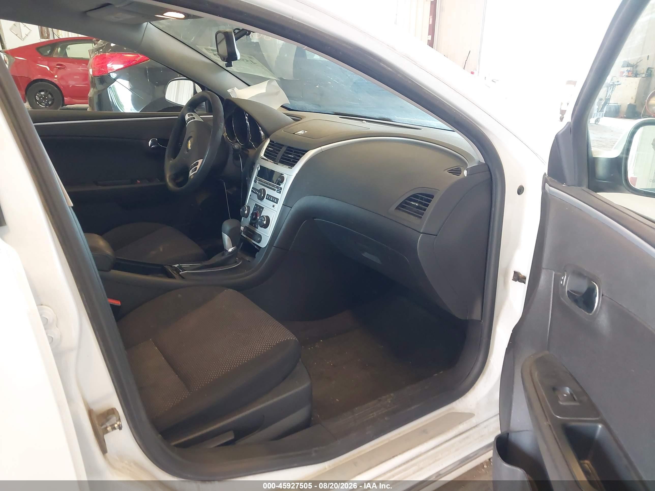 2012 Chevrolet Malibu 1lt White vin: 1G1ZC5E05CF166450