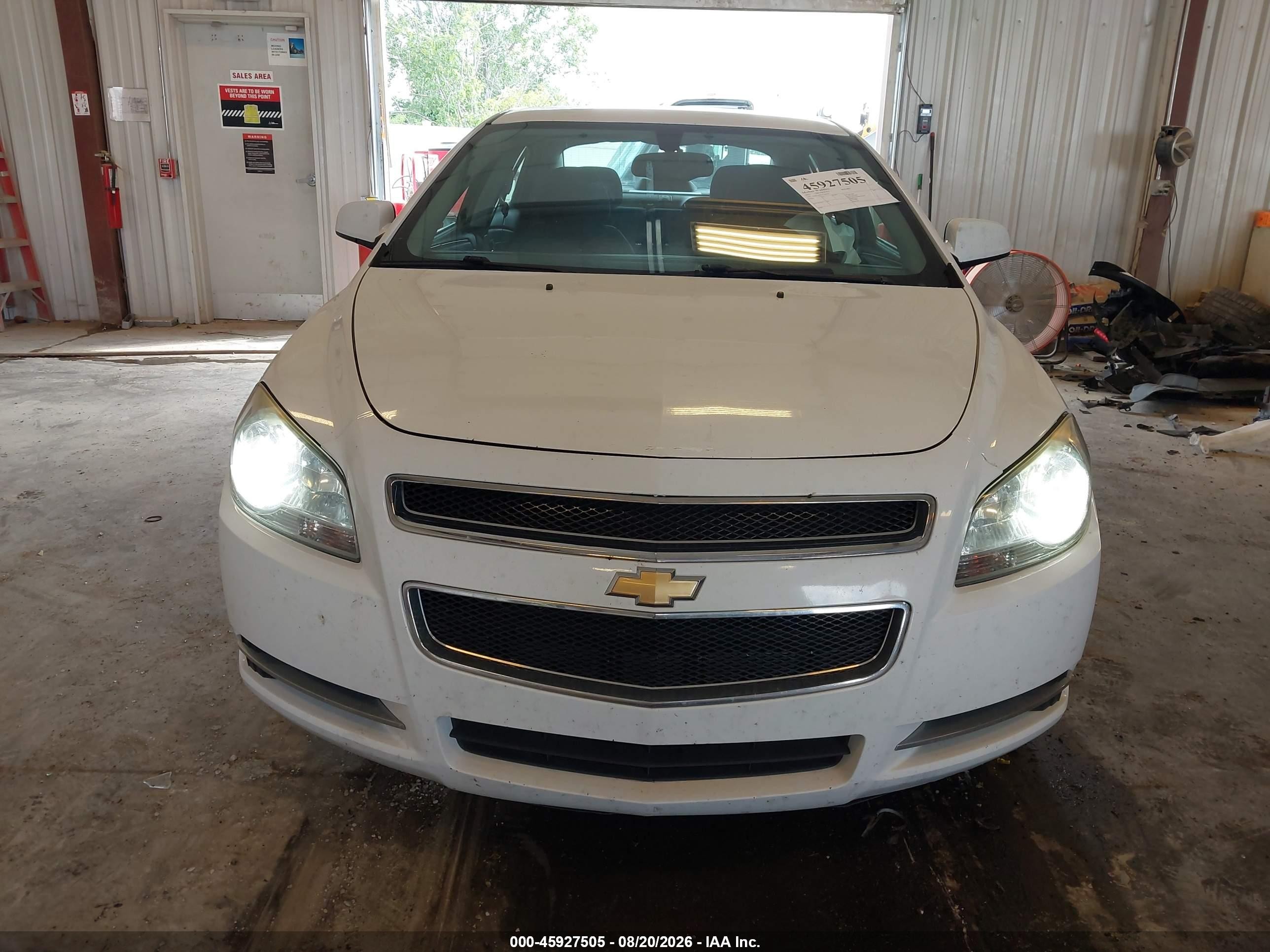 2012 Chevrolet Malibu 1lt White vin: 1G1ZC5E05CF166450