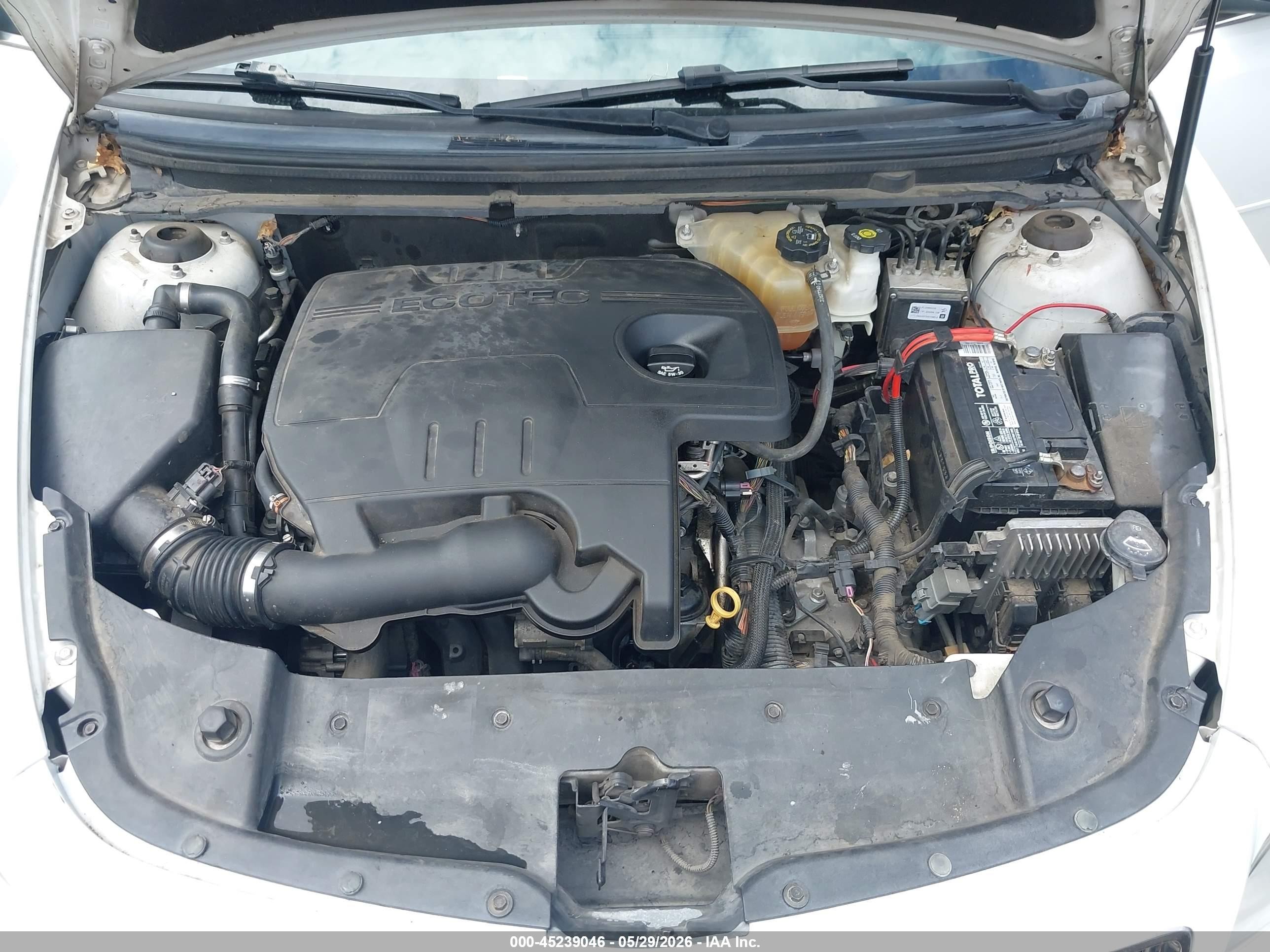 2012 Chevrolet Malibu 1lt Белый vin: 1G1ZC5E05CF250364