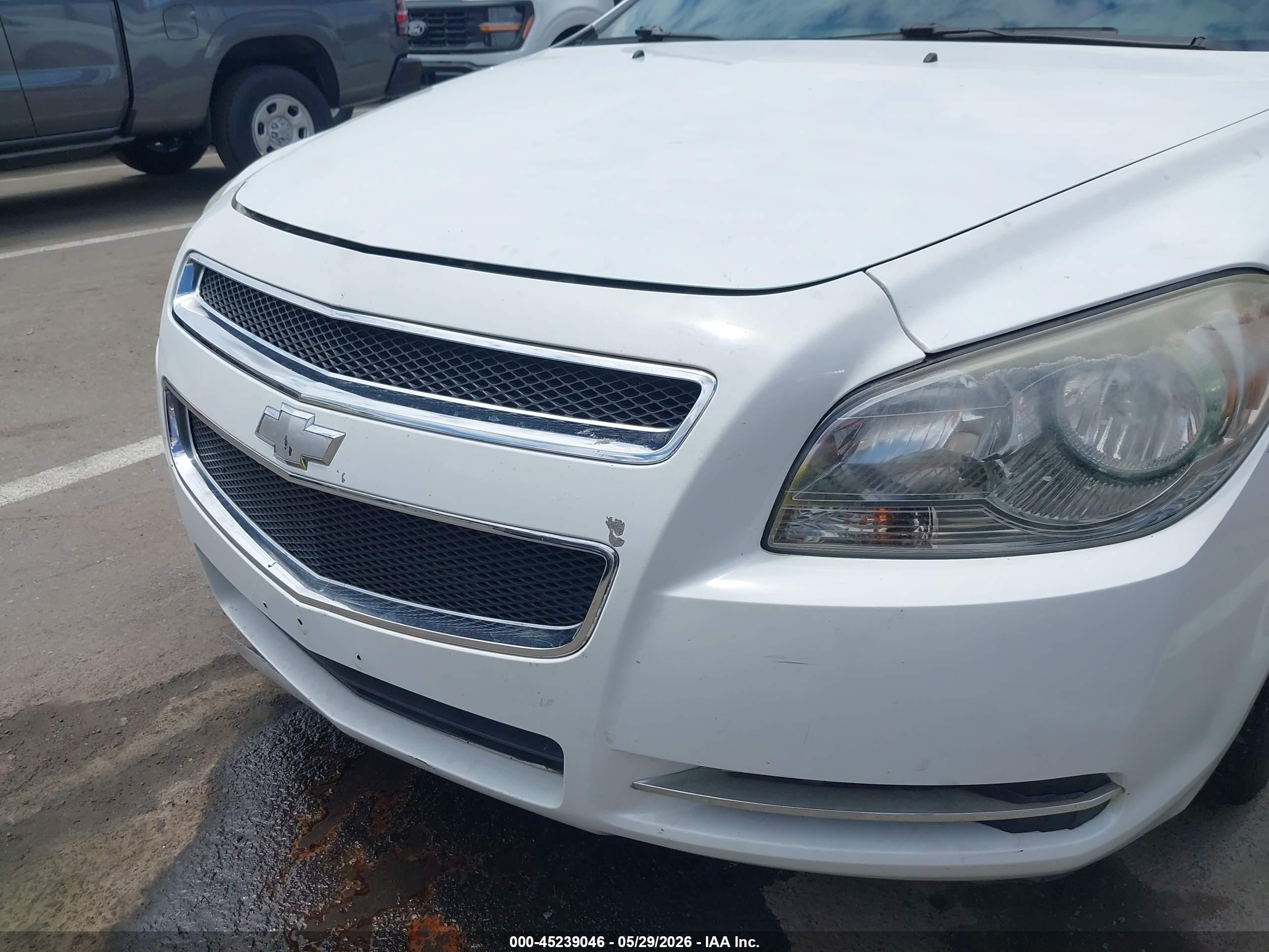 2012 Chevrolet Malibu 1lt Белый vin: 1G1ZC5E05CF250364