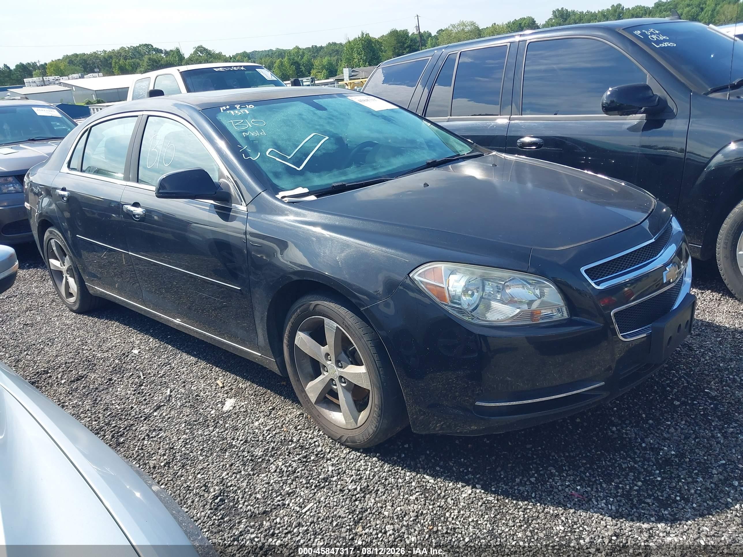 2012 Chevrolet Malibu 1lt Black vin: 1G1ZC5E05CF323619