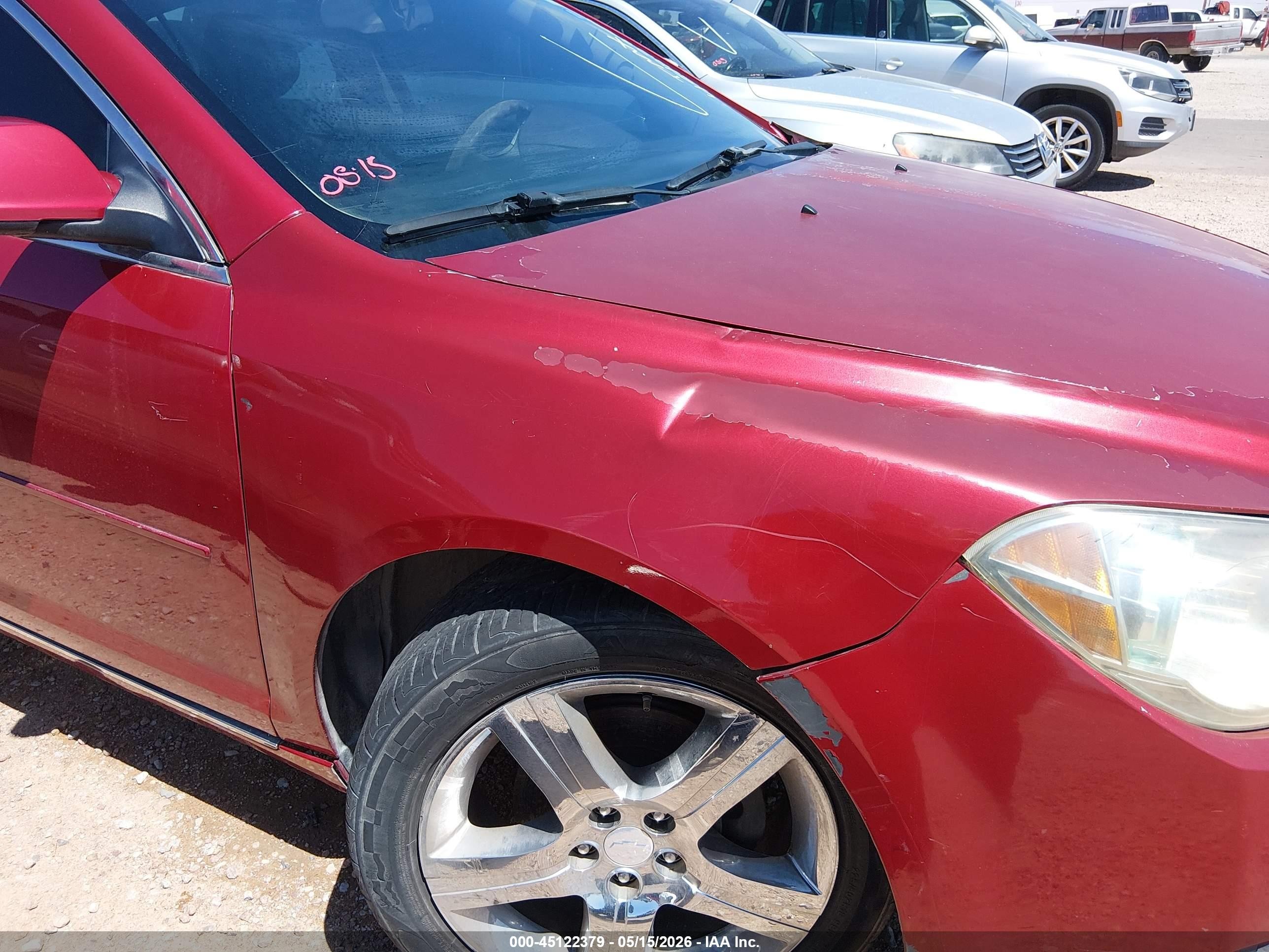 2012 Chevrolet Malibu 1lt Red vin: 1G1ZC5E05CF341165