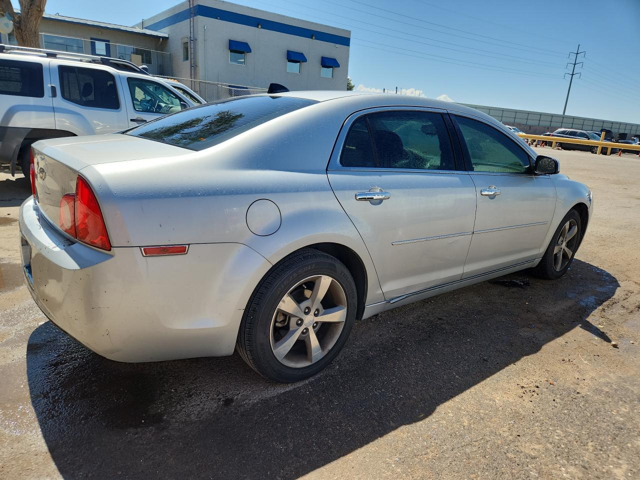 2012 Chevrolet Malibu 1lt Silver vin: 1G1ZC5E05CF357642 Damage: Right Rear Door, Dent(S) W/No Paint Dmg, > 12 Inches