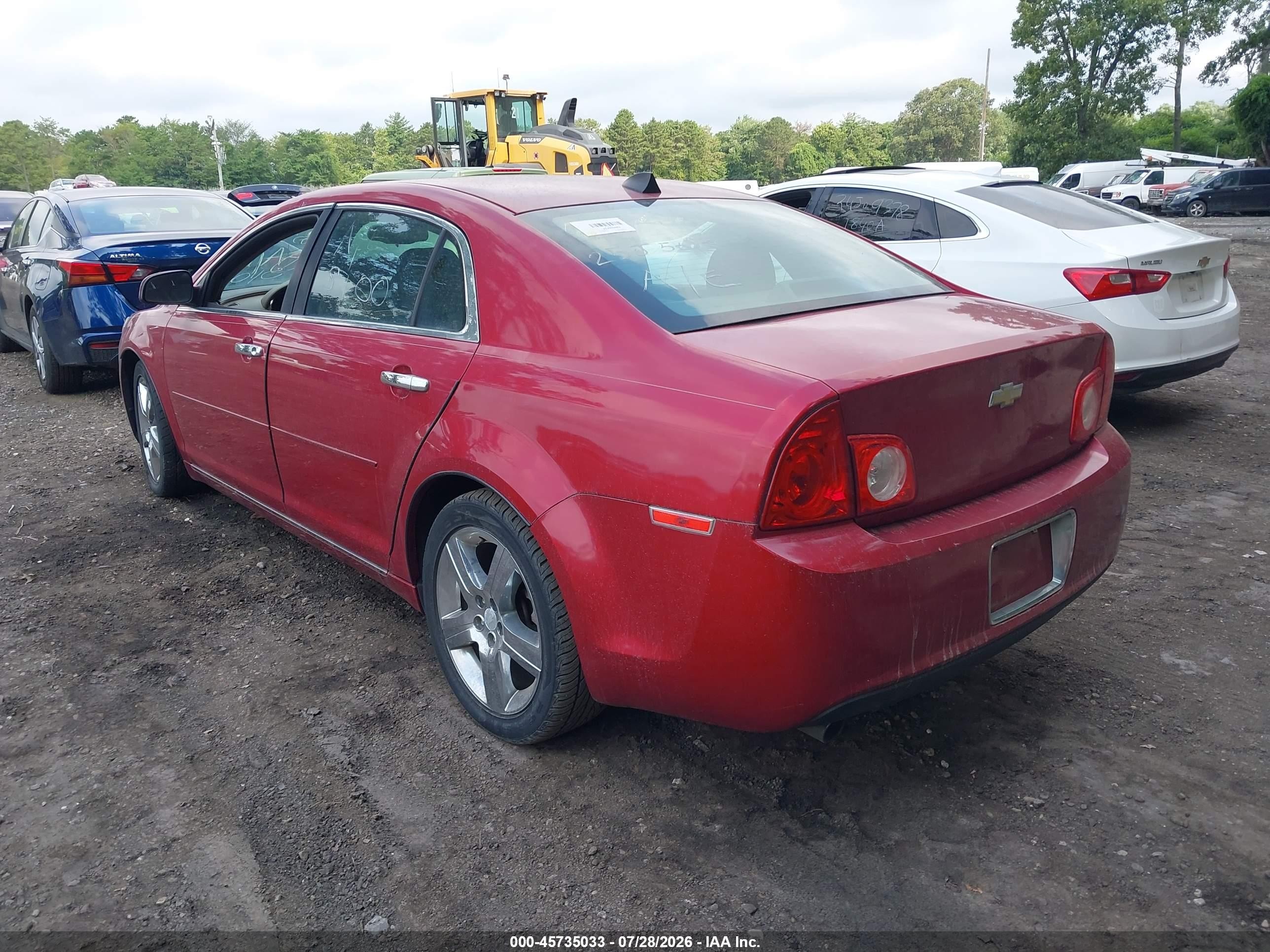 2012 Chevrolet Malibu 1lt Red vin: 1G1ZC5E05CF368138