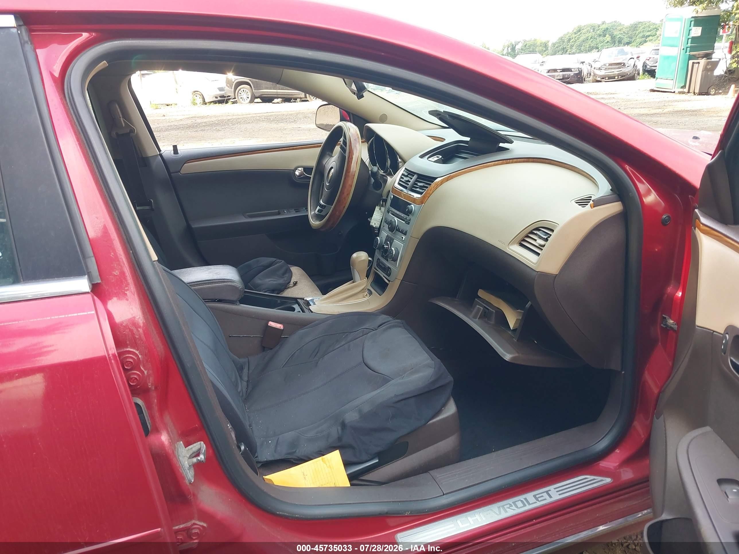 2012 Chevrolet Malibu 1lt Red vin: 1G1ZC5E05CF368138