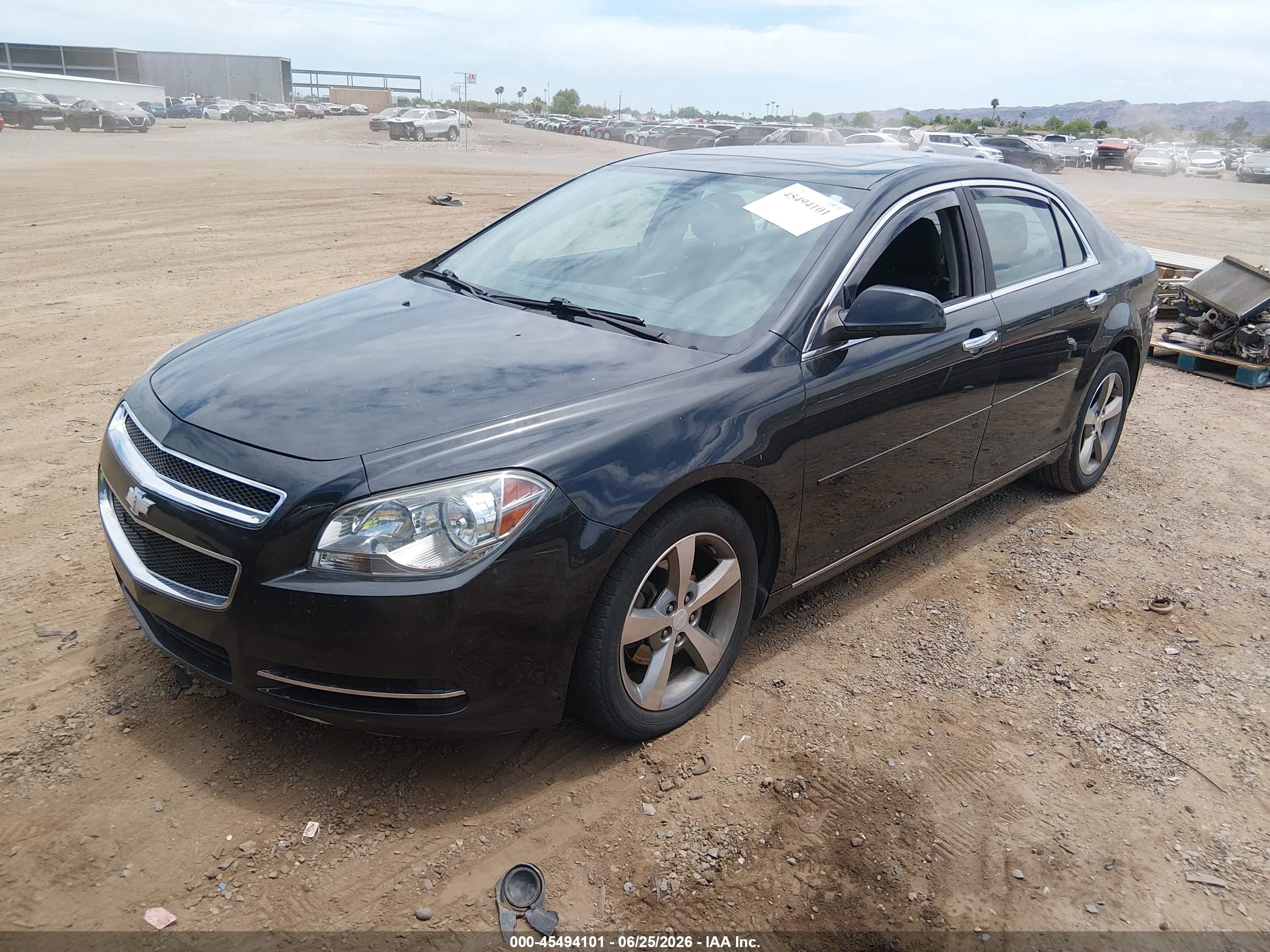 2012 Chevrolet Malibu 1lt Black vin: 1G1ZC5E06CF194340