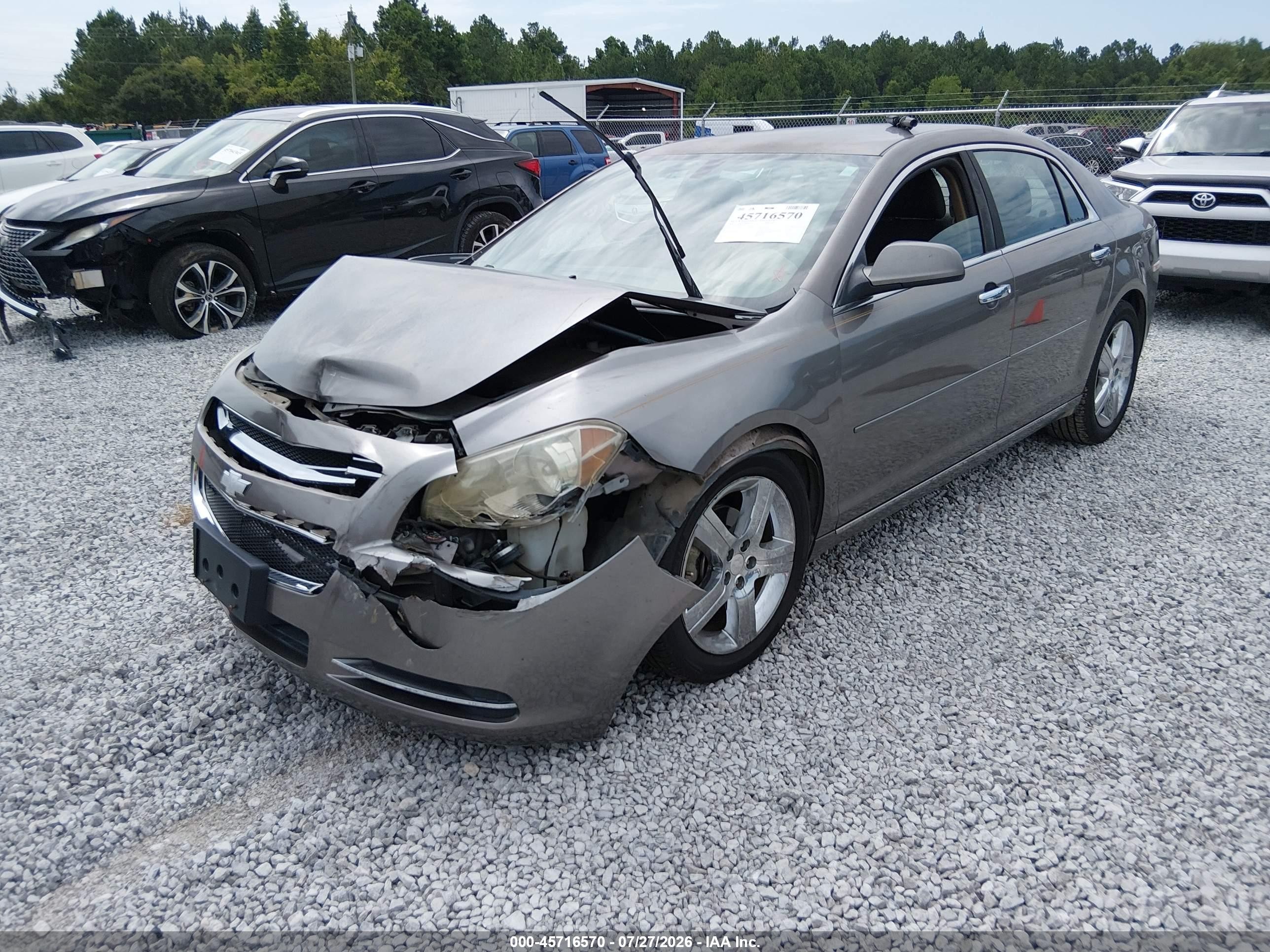 2012 Chevrolet Malibu 1lt Tan vin: 1G1ZC5E06CF202355