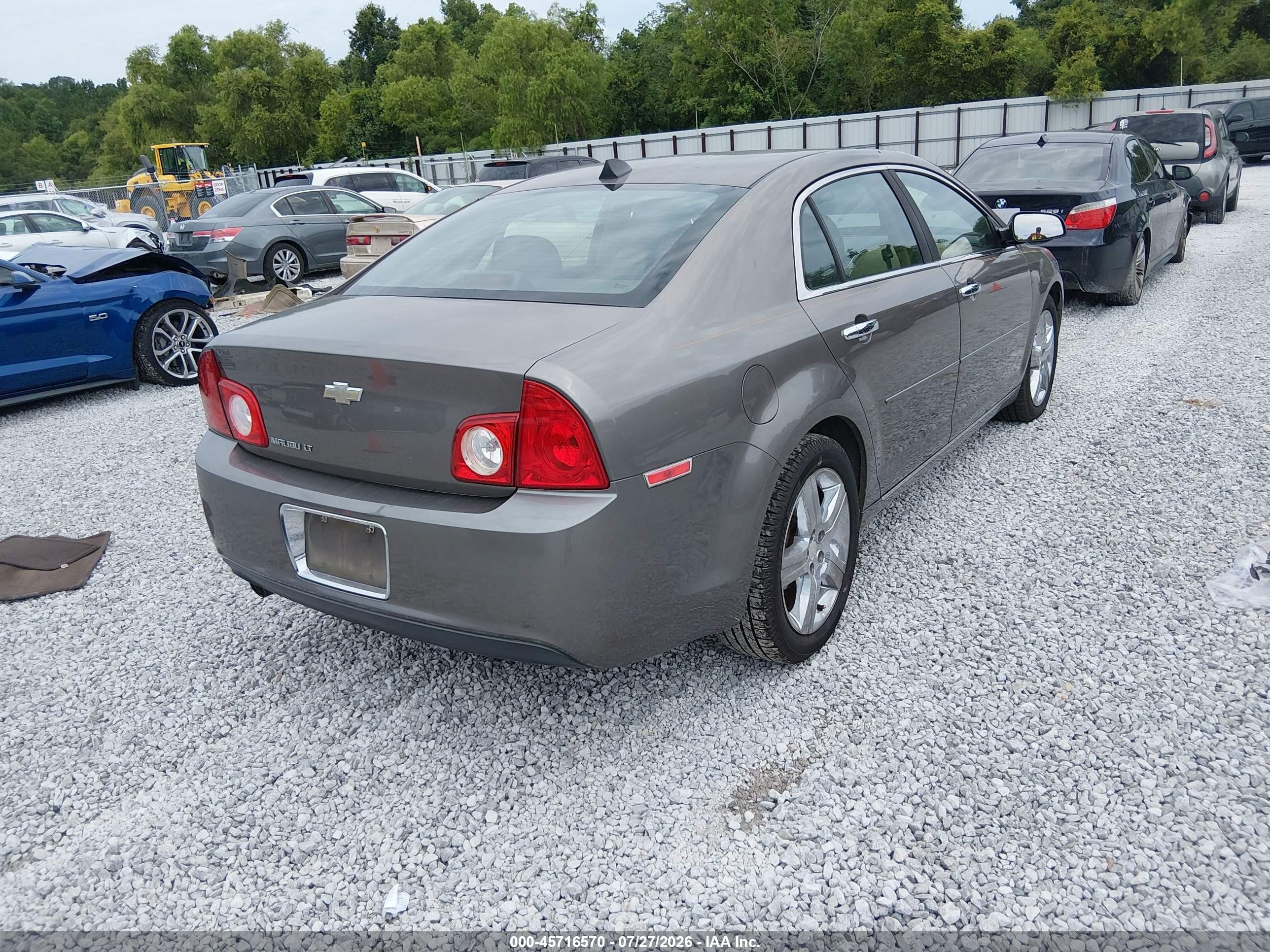 2012 Chevrolet Malibu 1lt Tan vin: 1G1ZC5E06CF202355