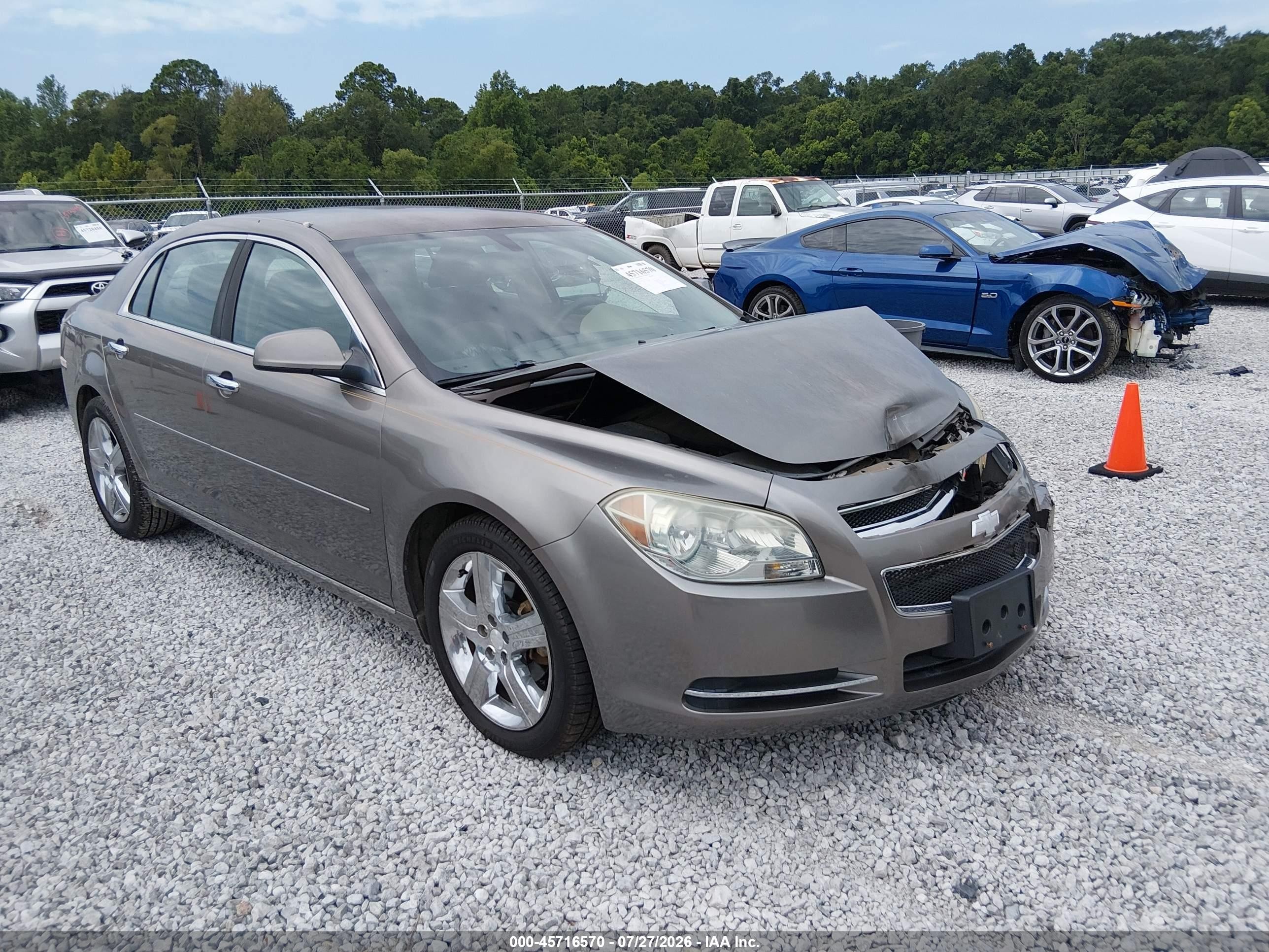 2012 Chevrolet Malibu 1lt Tan vin: 1G1ZC5E06CF202355