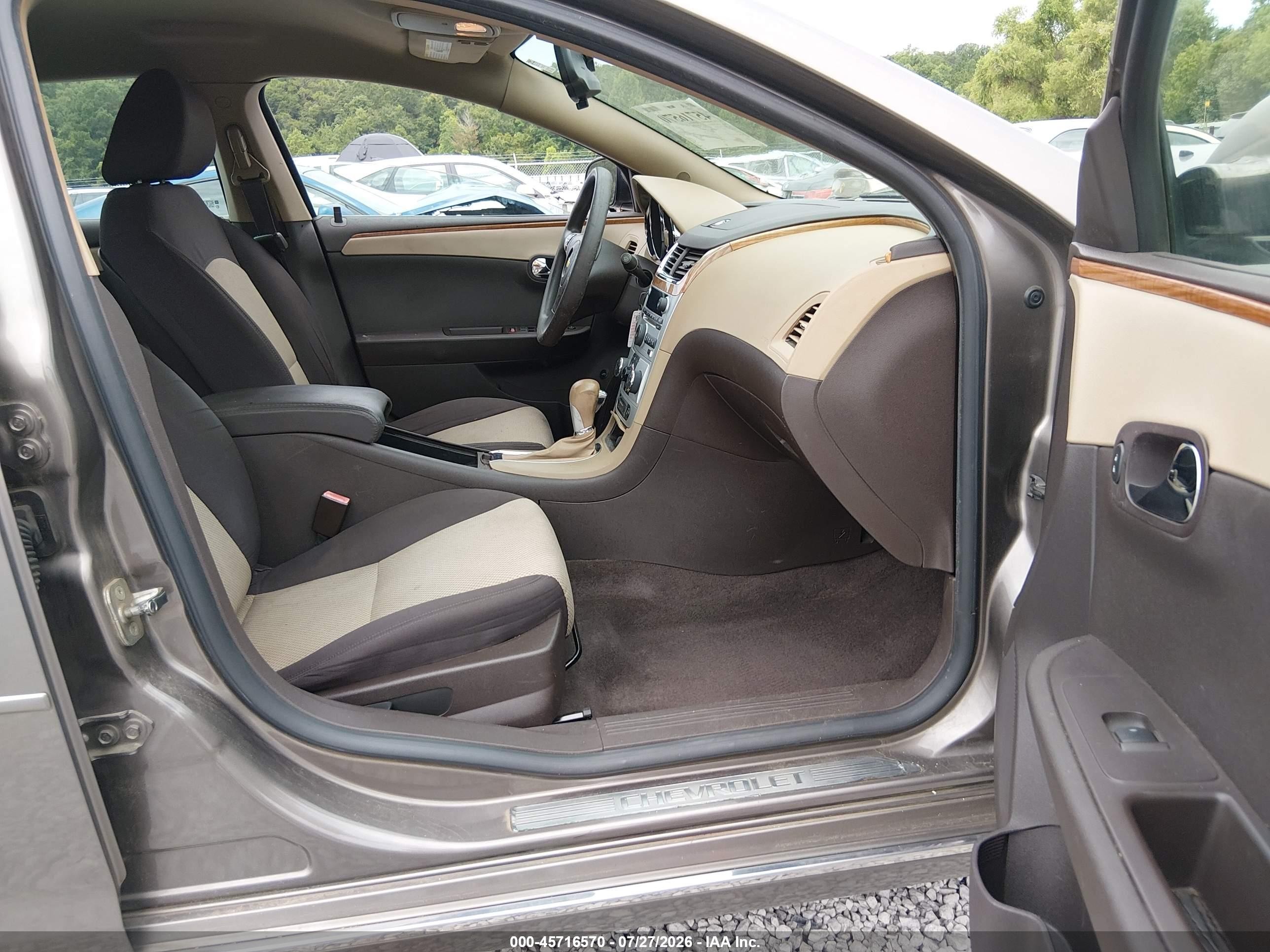 2012 Chevrolet Malibu 1lt Tan vin: 1G1ZC5E06CF202355