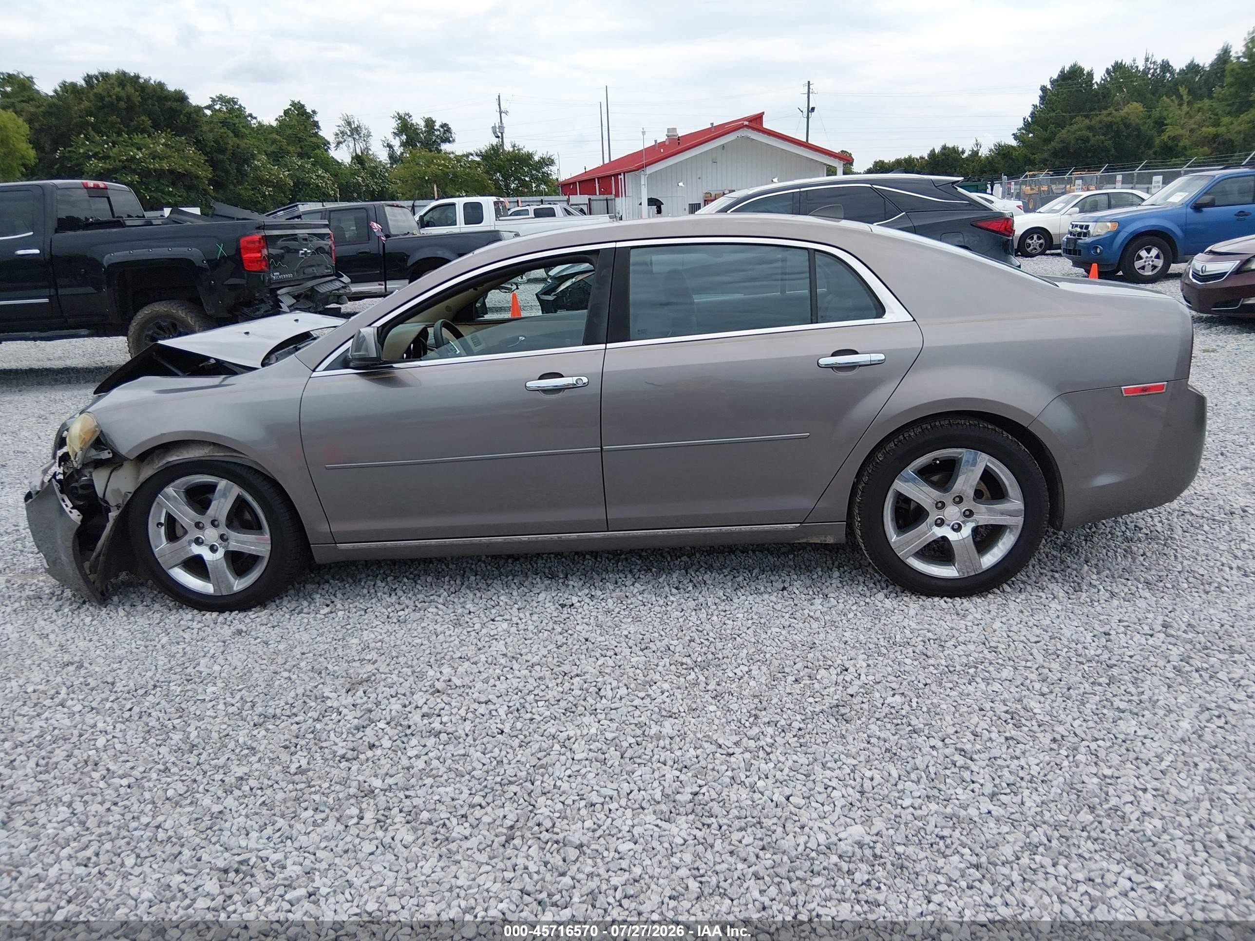 2012 Chevrolet Malibu 1lt Tan vin: 1G1ZC5E06CF202355