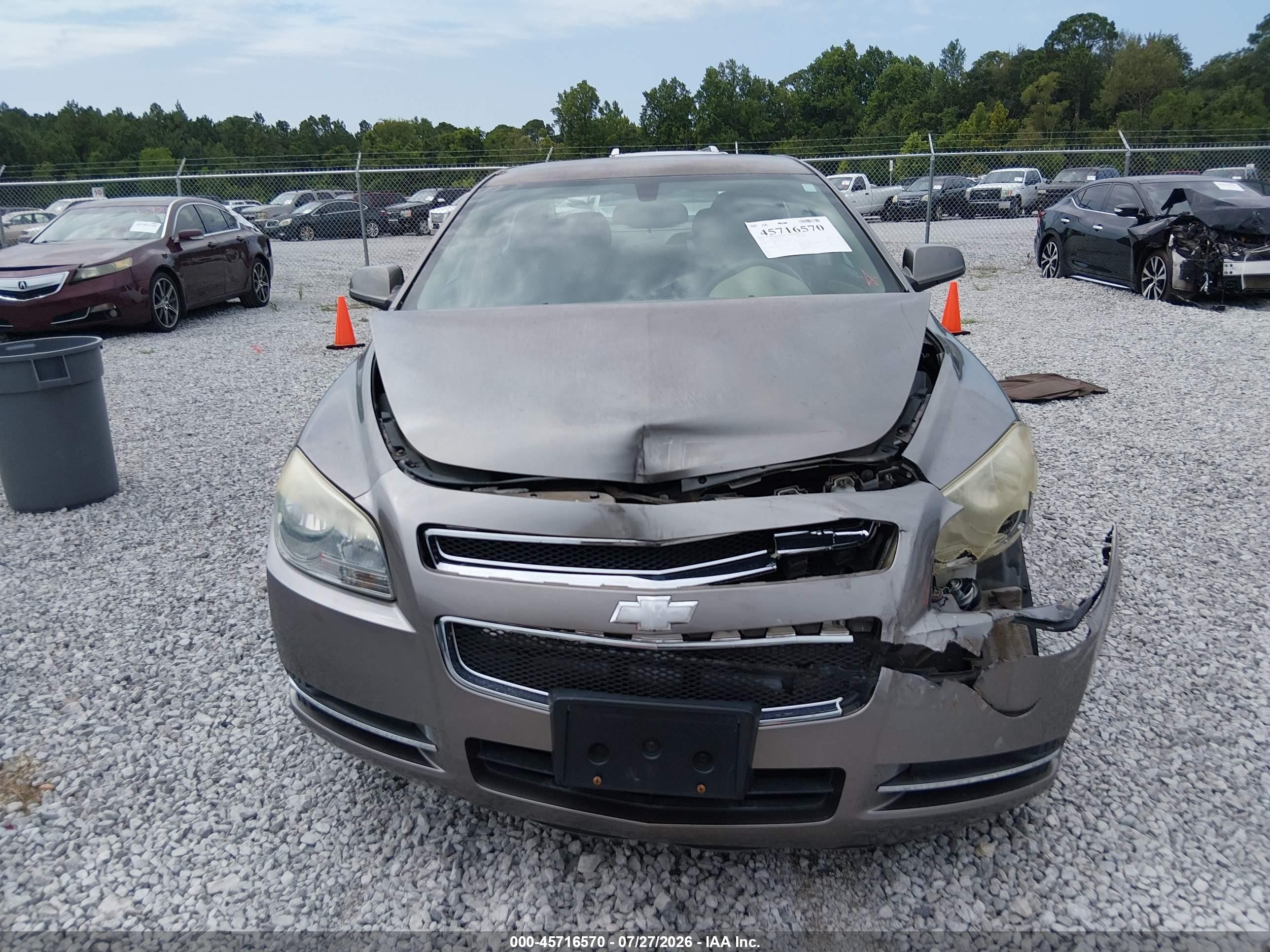 2012 Chevrolet Malibu 1lt Tan vin: 1G1ZC5E06CF202355