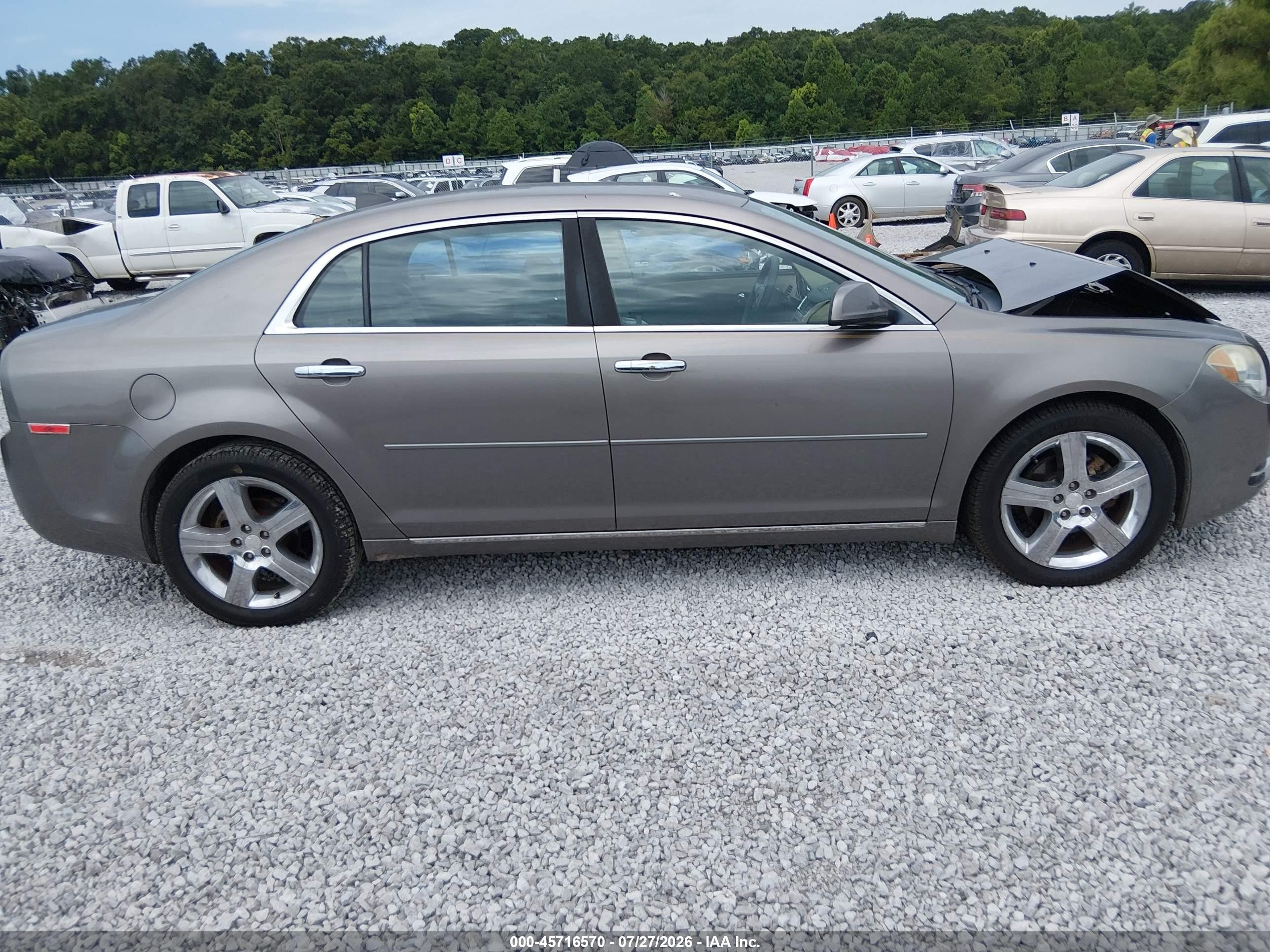 2012 Chevrolet Malibu 1lt Tan vin: 1G1ZC5E06CF202355