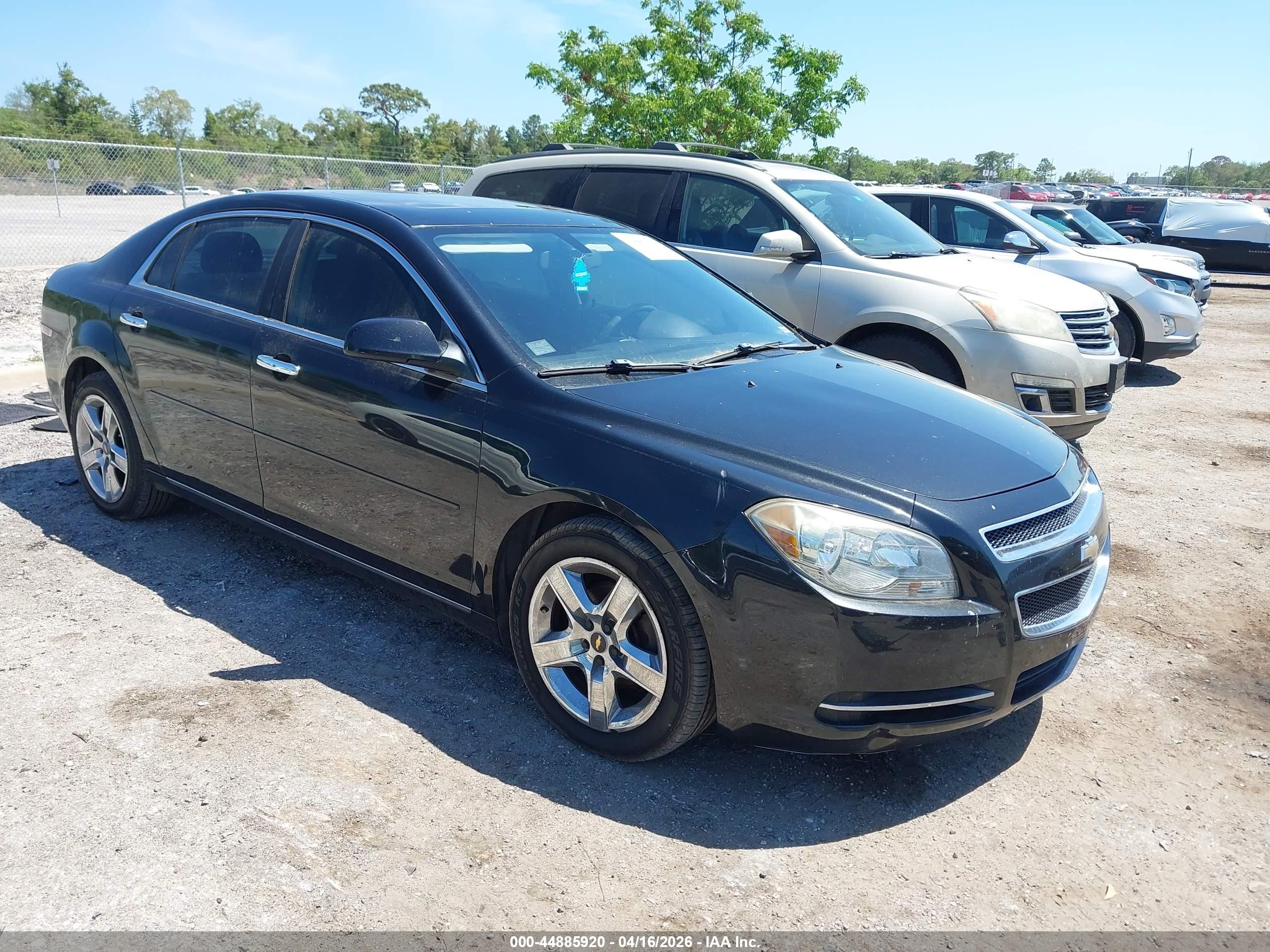 2012 Chevrolet Malibu 1lt Black vin: 1G1ZC5E06CF205210