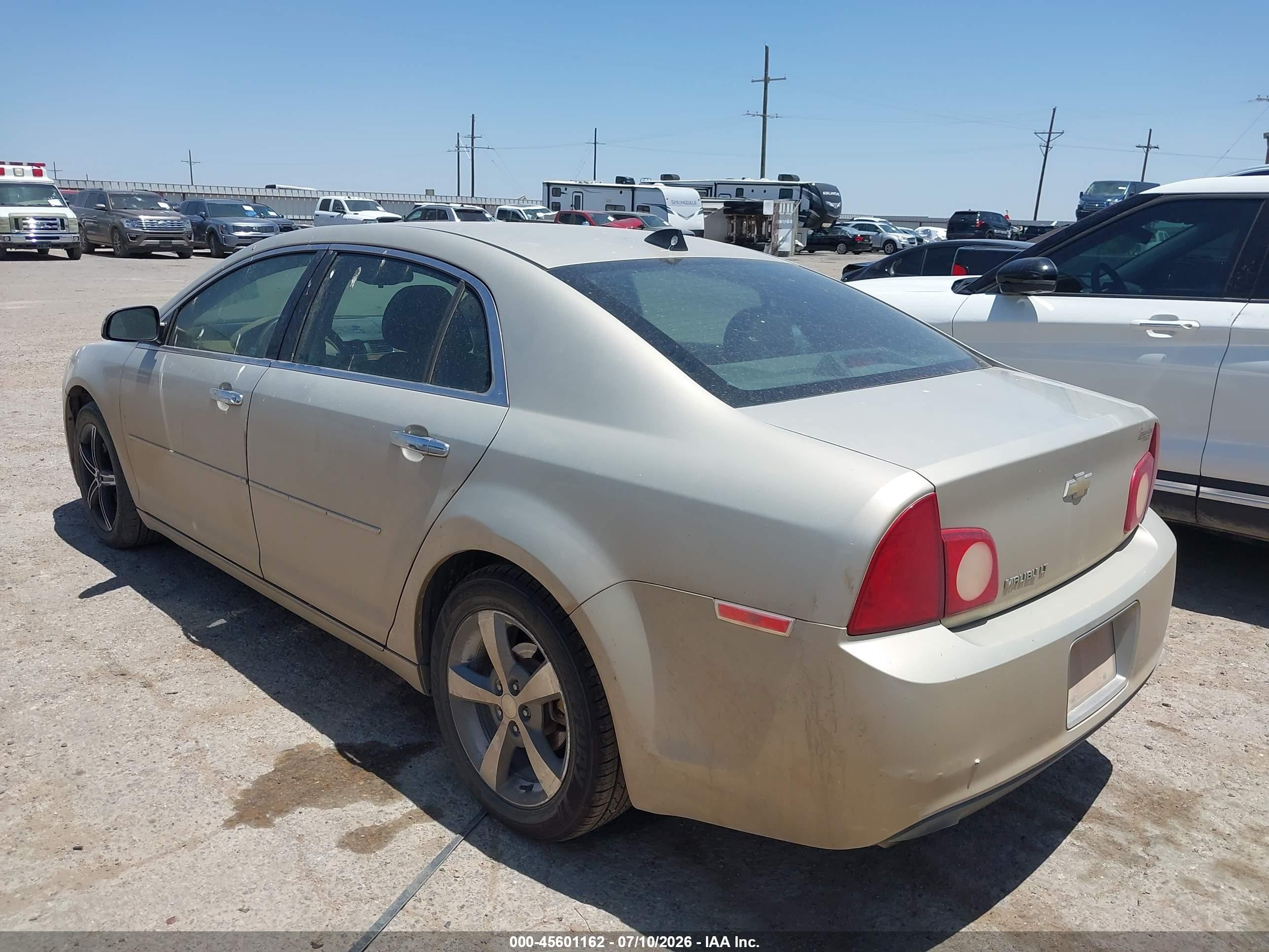 2012 Chevrolet Malibu 1lt Желто-коричневый vin: 1G1ZC5E06CF214036