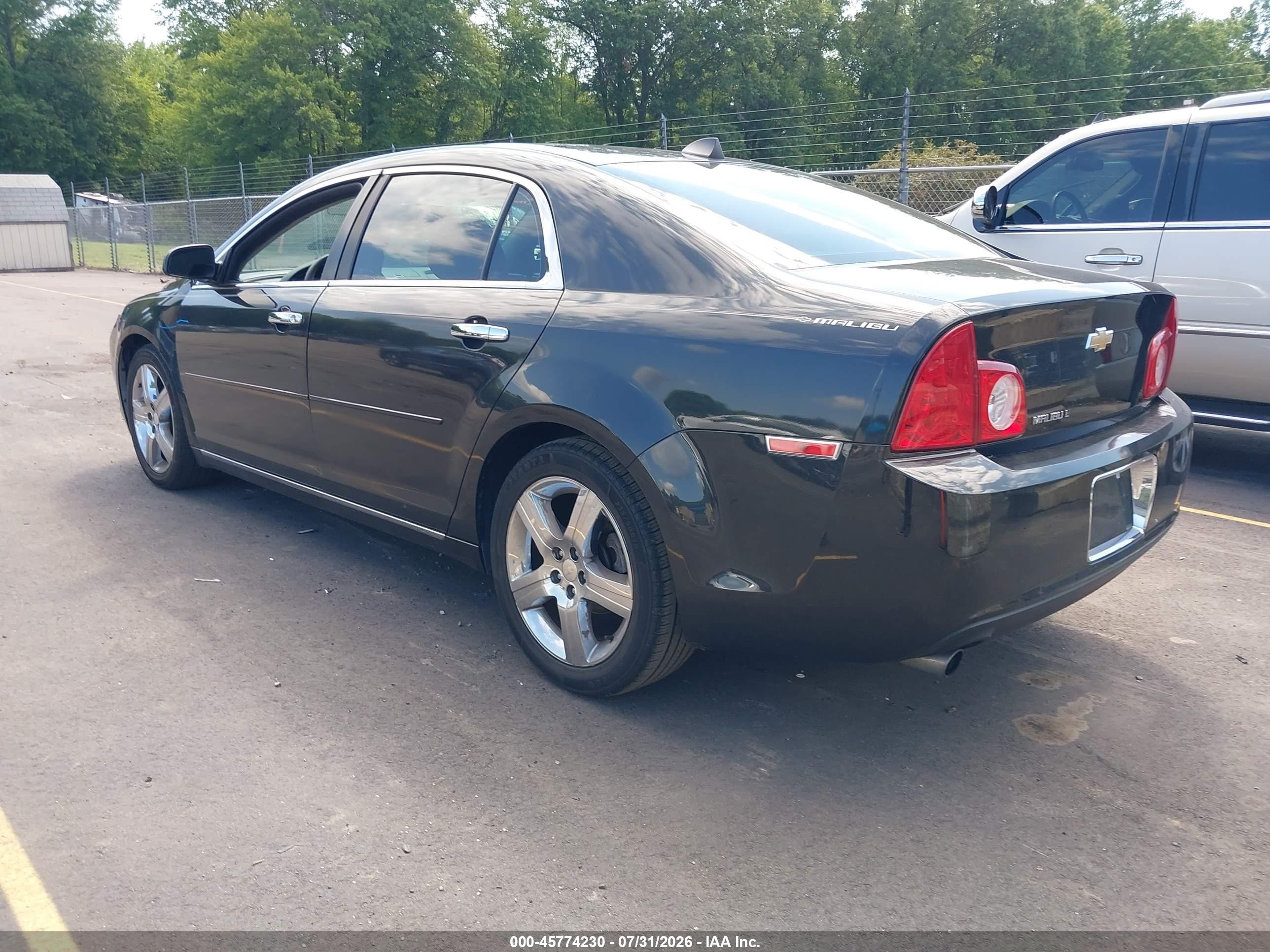 2012 Chevrolet Malibu 1lt Black vin: 1G1ZC5E06CF247148