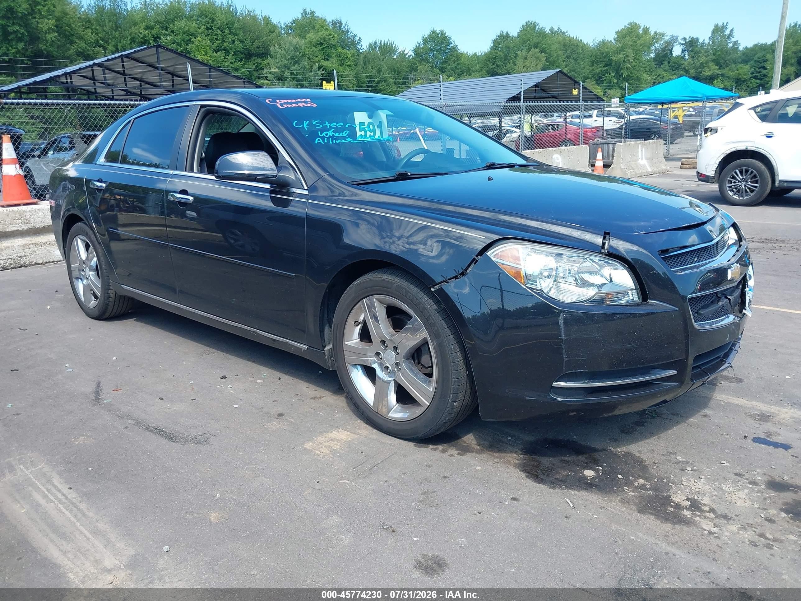 2012 Chevrolet Malibu 1lt Black vin: 1G1ZC5E06CF247148
