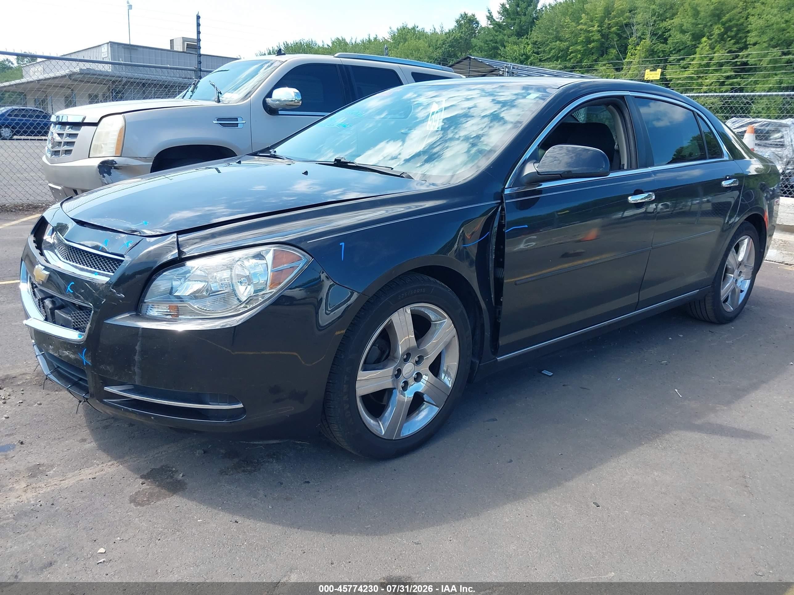 2012 Chevrolet Malibu 1lt Black vin: 1G1ZC5E06CF247148