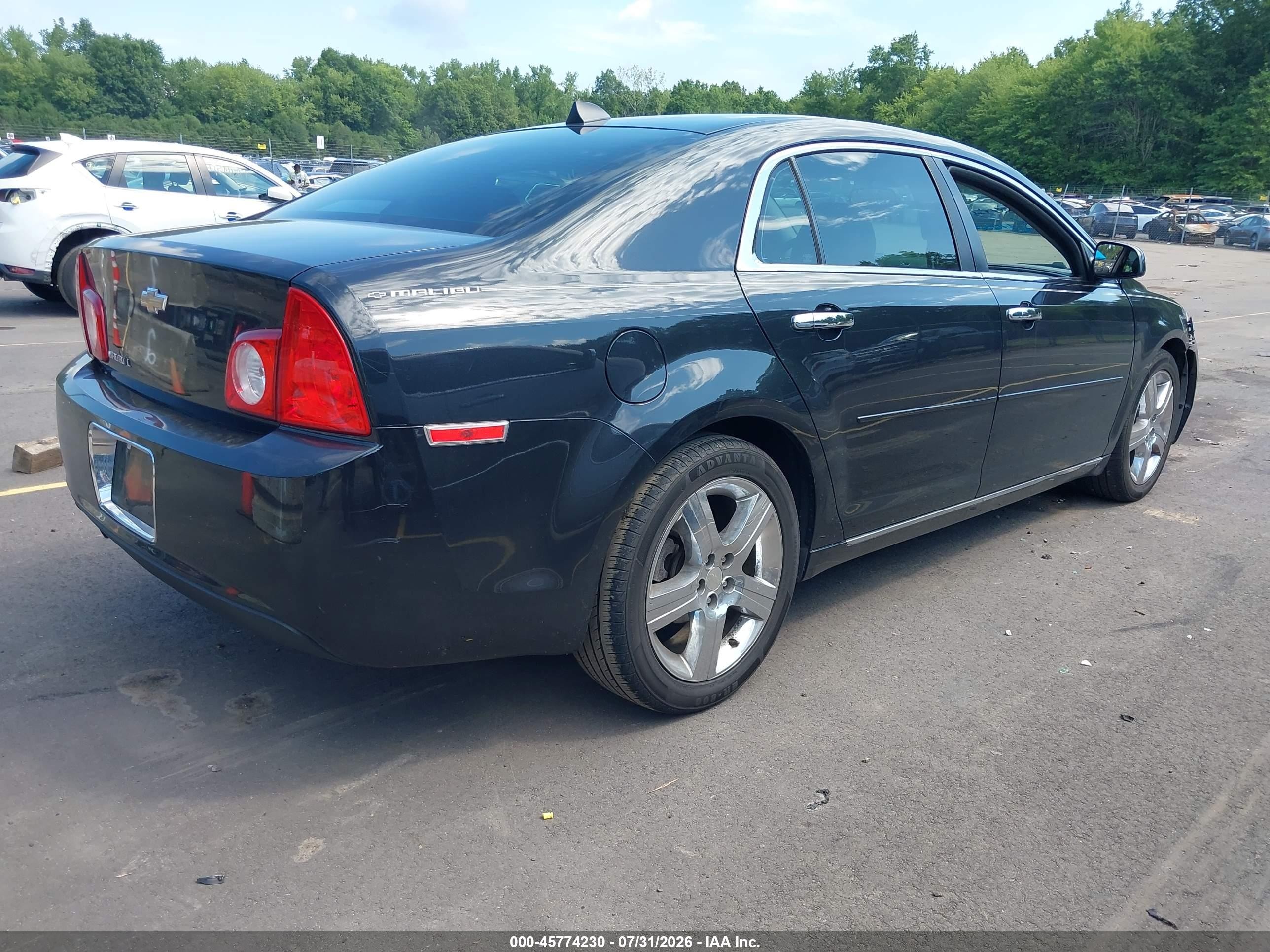 2012 Chevrolet Malibu 1lt Black vin: 1G1ZC5E06CF247148