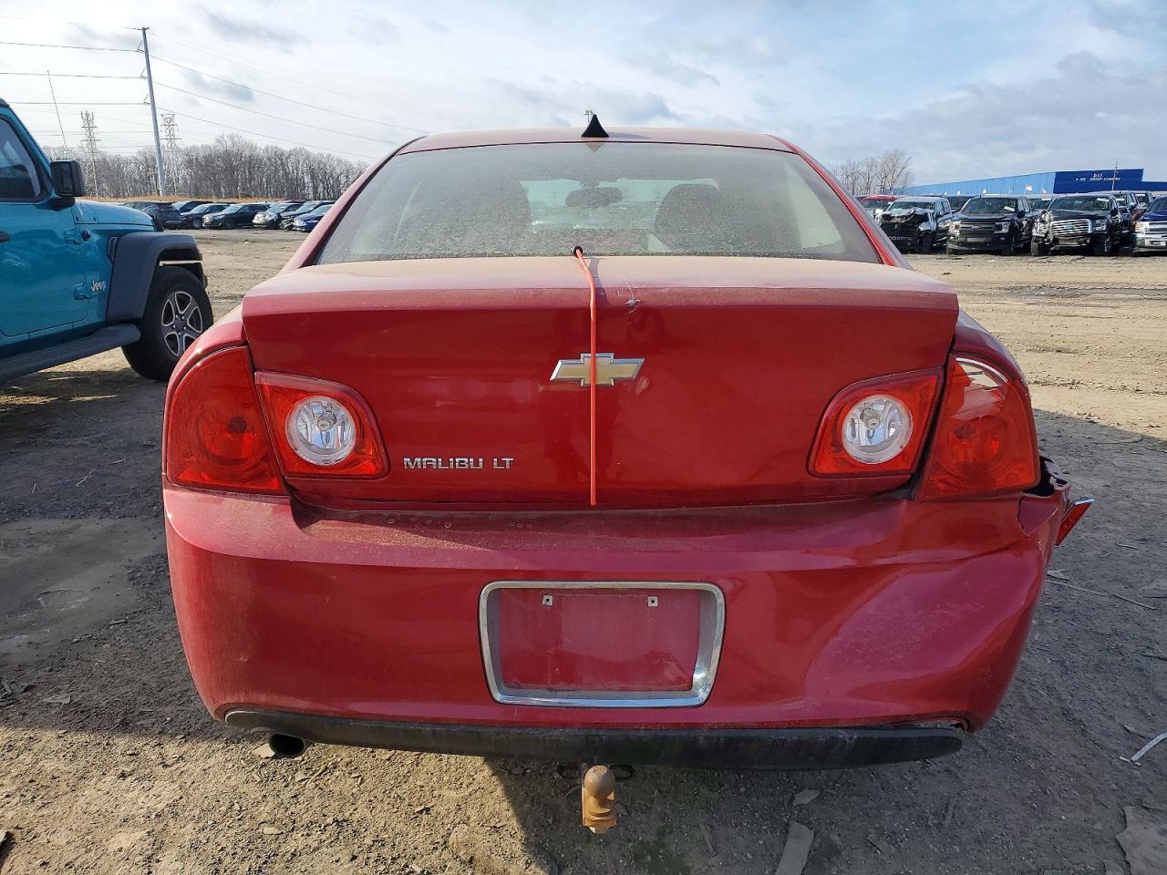 2012 Chevrolet Malibu 1lt Красный vin: 1G1ZC5E06CF253869
