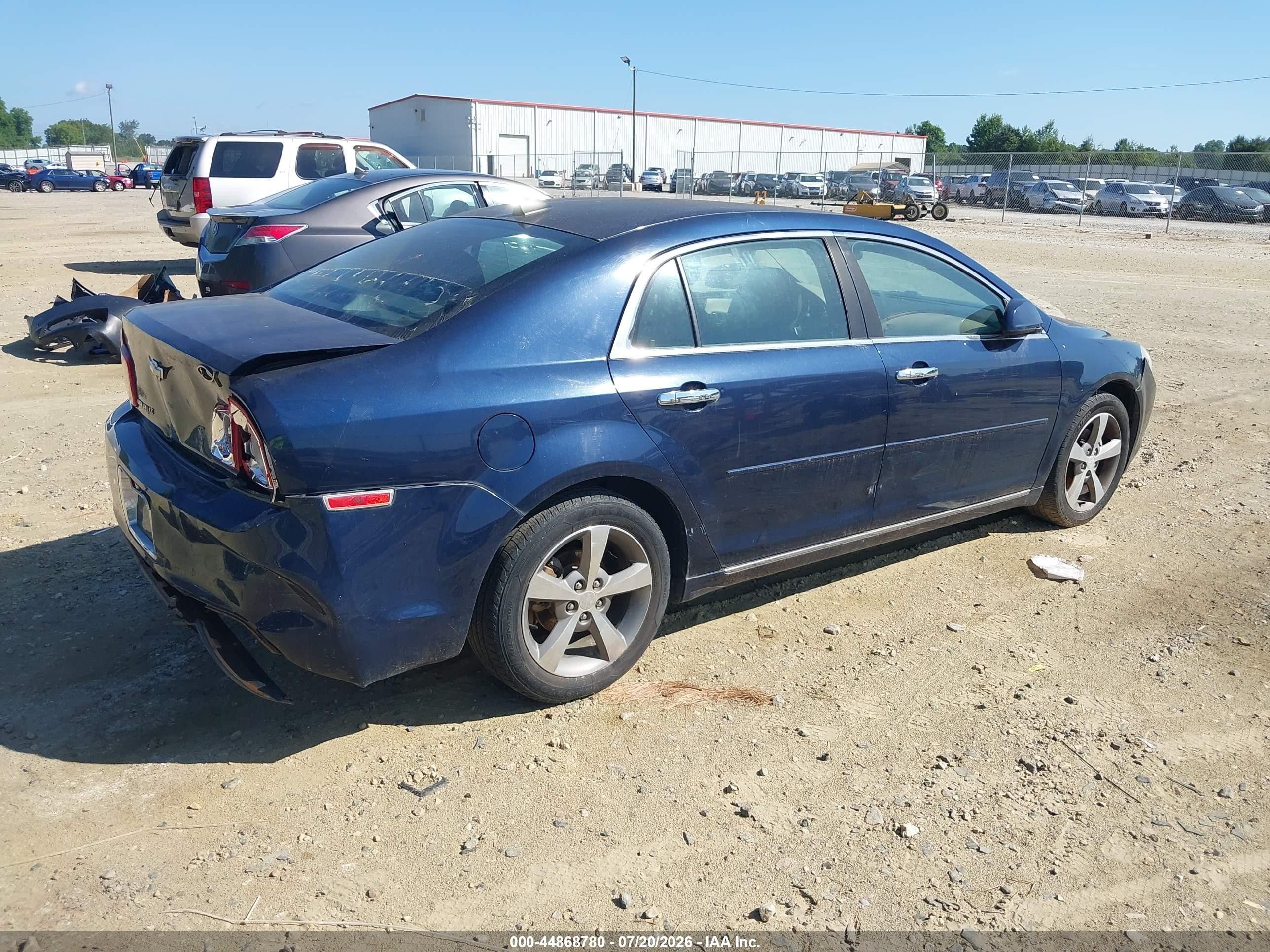 2012 Chevrolet Malibu 1lt Blue vin: 1G1ZC5E06CF261115