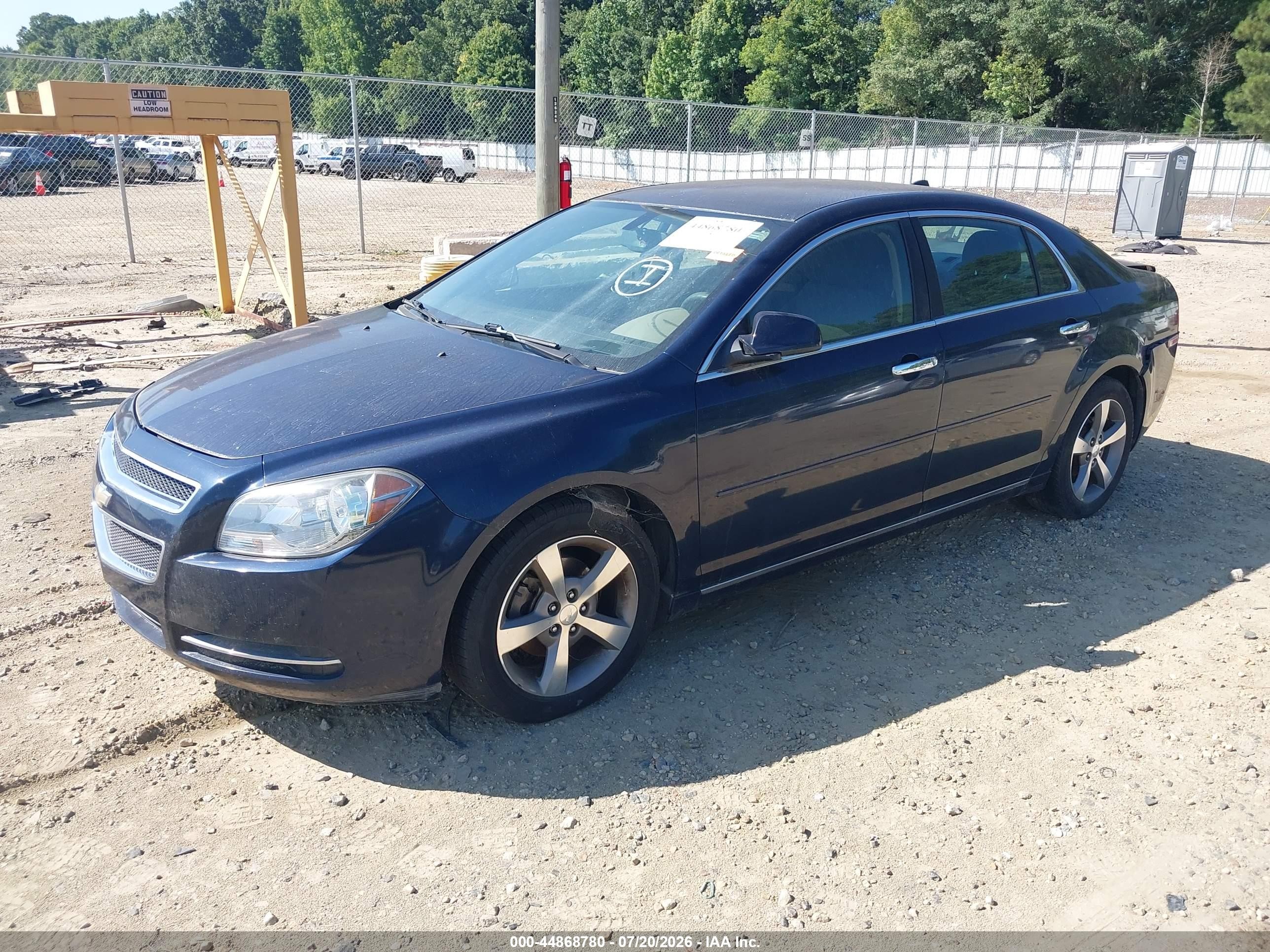 2012 Chevrolet Malibu 1lt Blue vin: 1G1ZC5E06CF261115