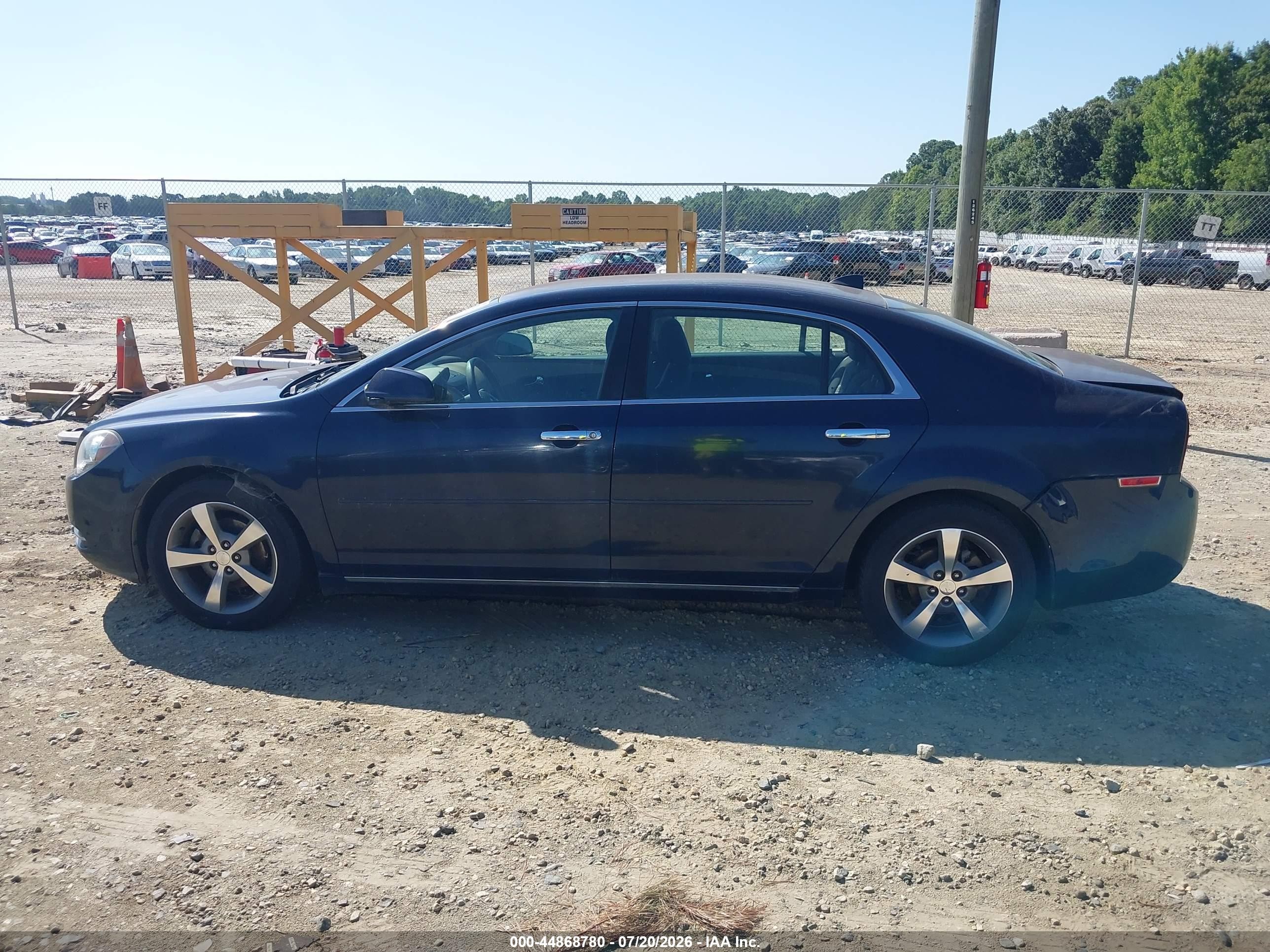 2012 Chevrolet Malibu 1lt Blue vin: 1G1ZC5E06CF261115