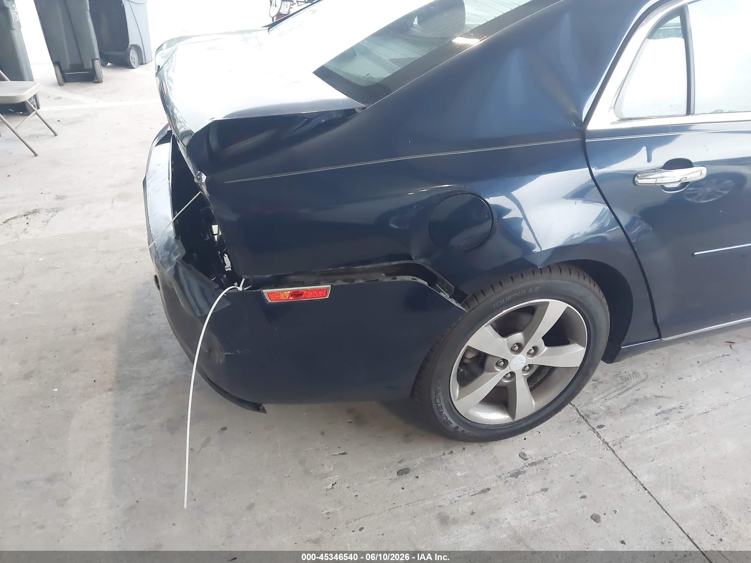 2012 Chevrolet Malibu 1lt Blue vin: 1G1ZC5E06CF278934