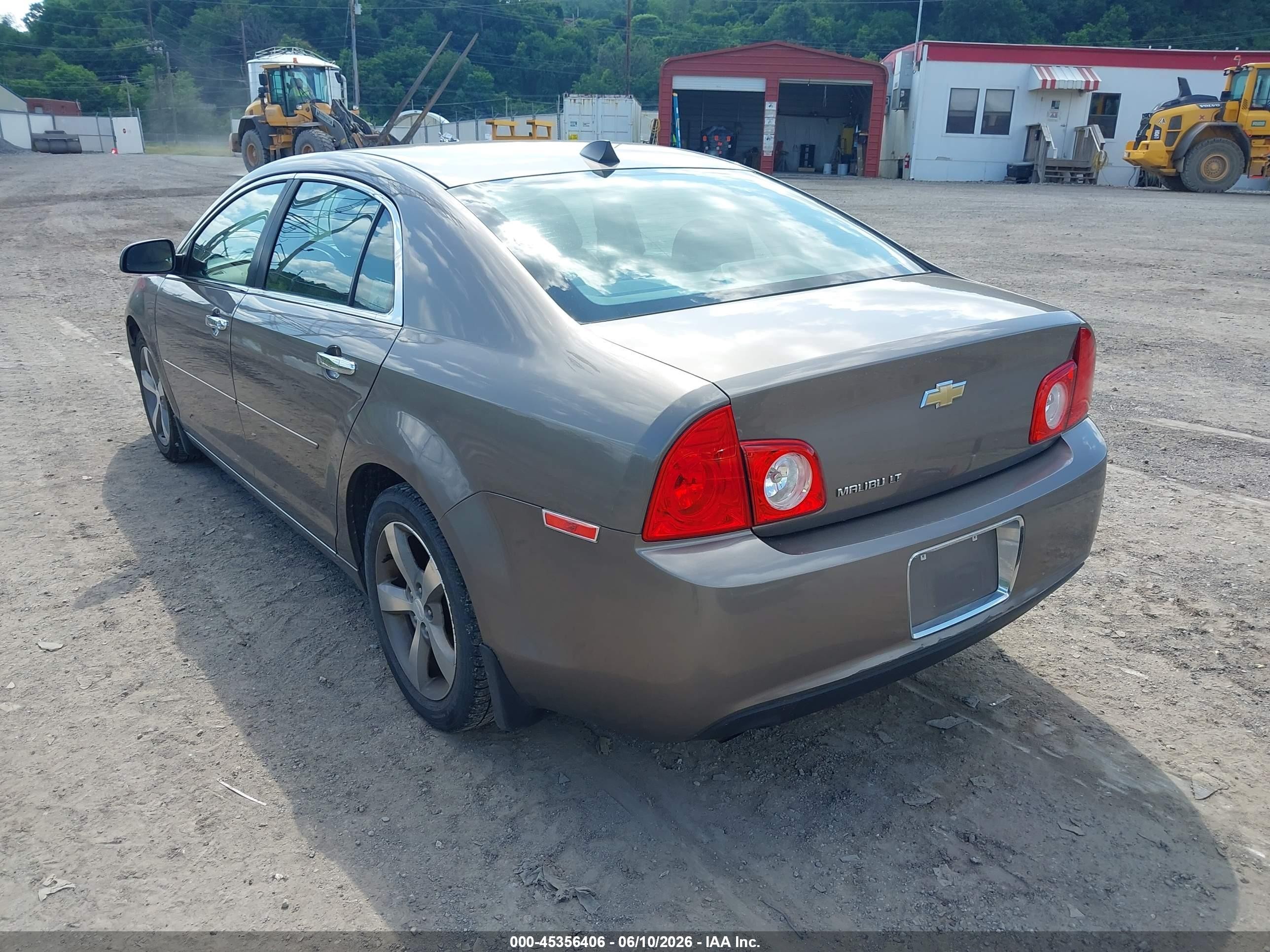 2012 Chevrolet Malibu 1lt Brown vin: 1G1ZC5E06CF337819