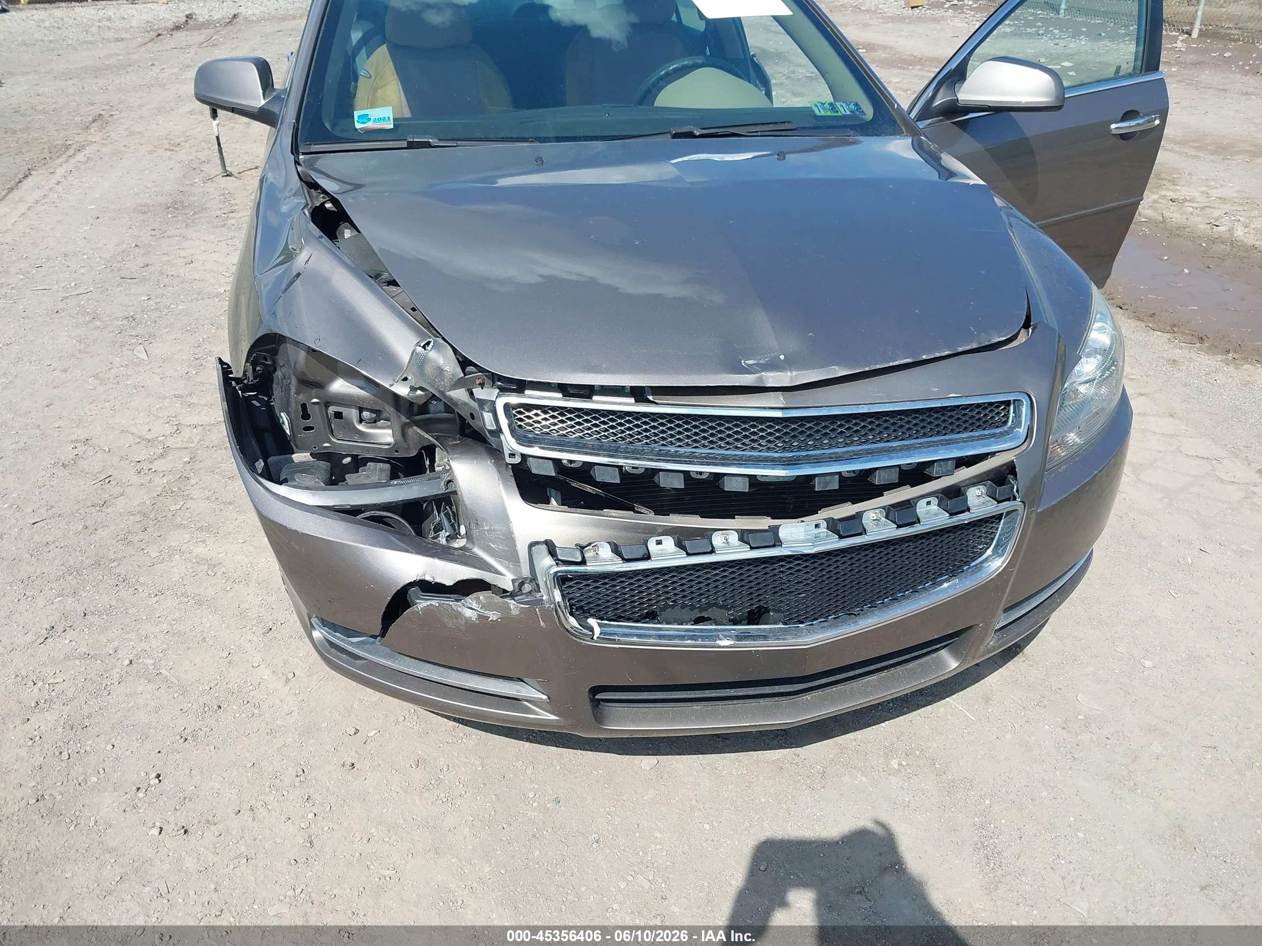 2012 Chevrolet Malibu 1lt Brown vin: 1G1ZC5E06CF337819