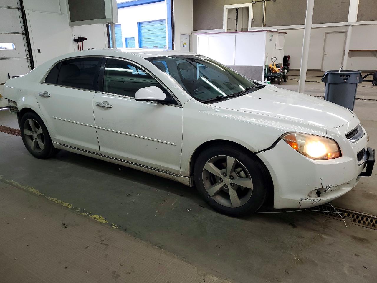 2012 Chevrolet Malibu 1lt White vin: 1G1ZC5E06CF353230