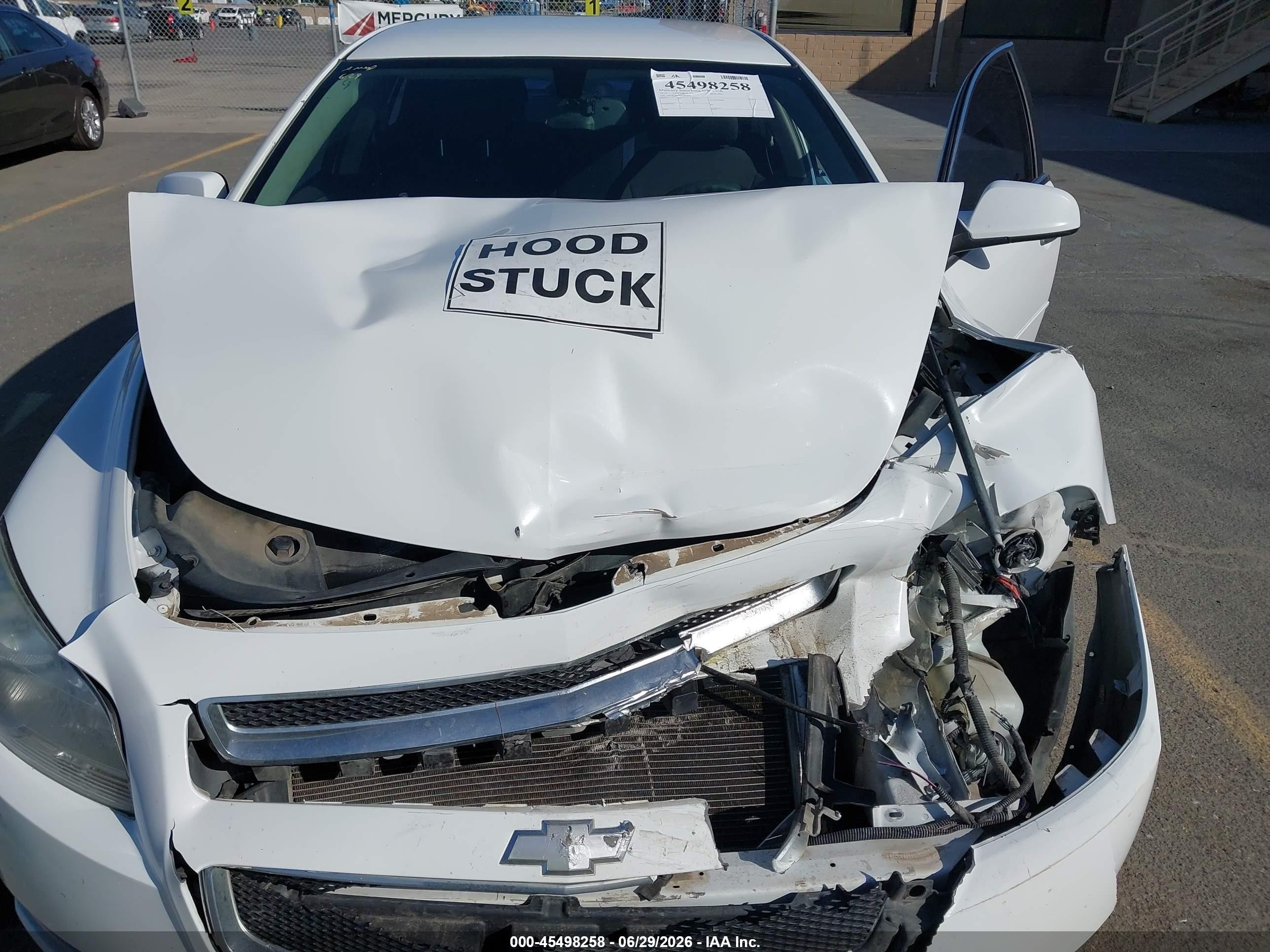 2012 Chevrolet Malibu 1lt White vin: 1G1ZC5E06CF386258