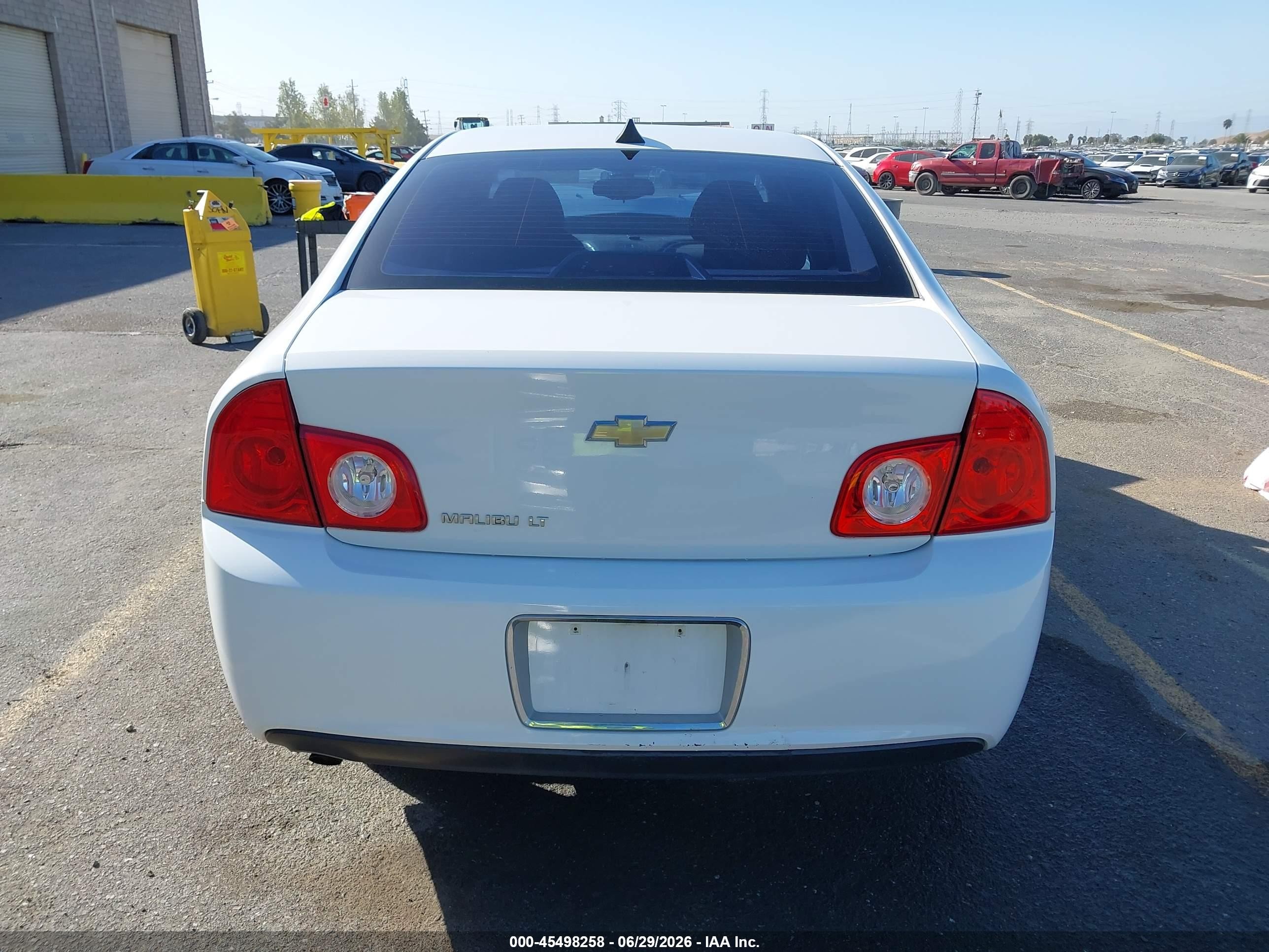 2012 Chevrolet Malibu 1lt White vin: 1G1ZC5E06CF386258
