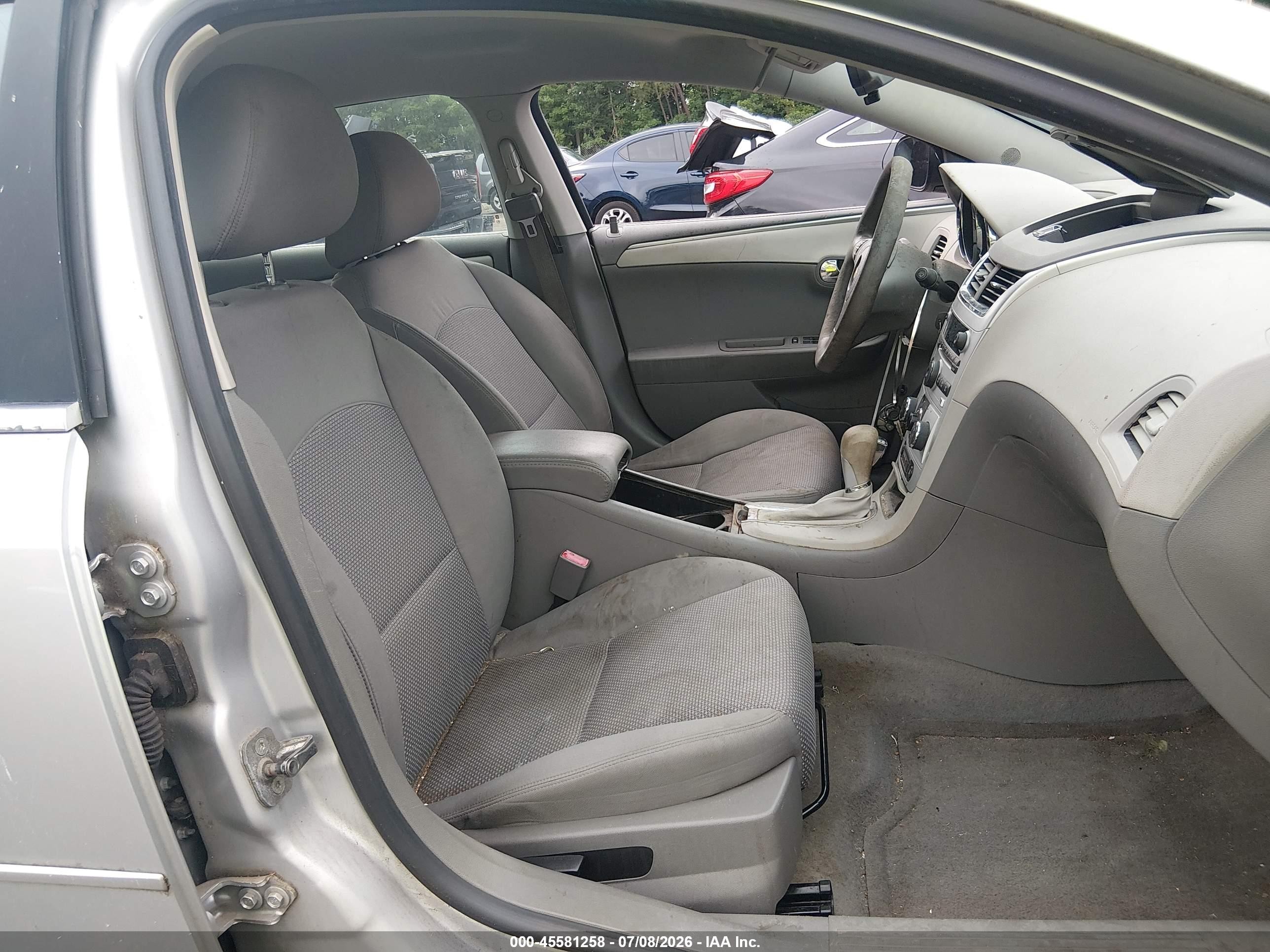 2012 Chevrolet Malibu 1lt Silver vin: 1G1ZC5E07CF154011