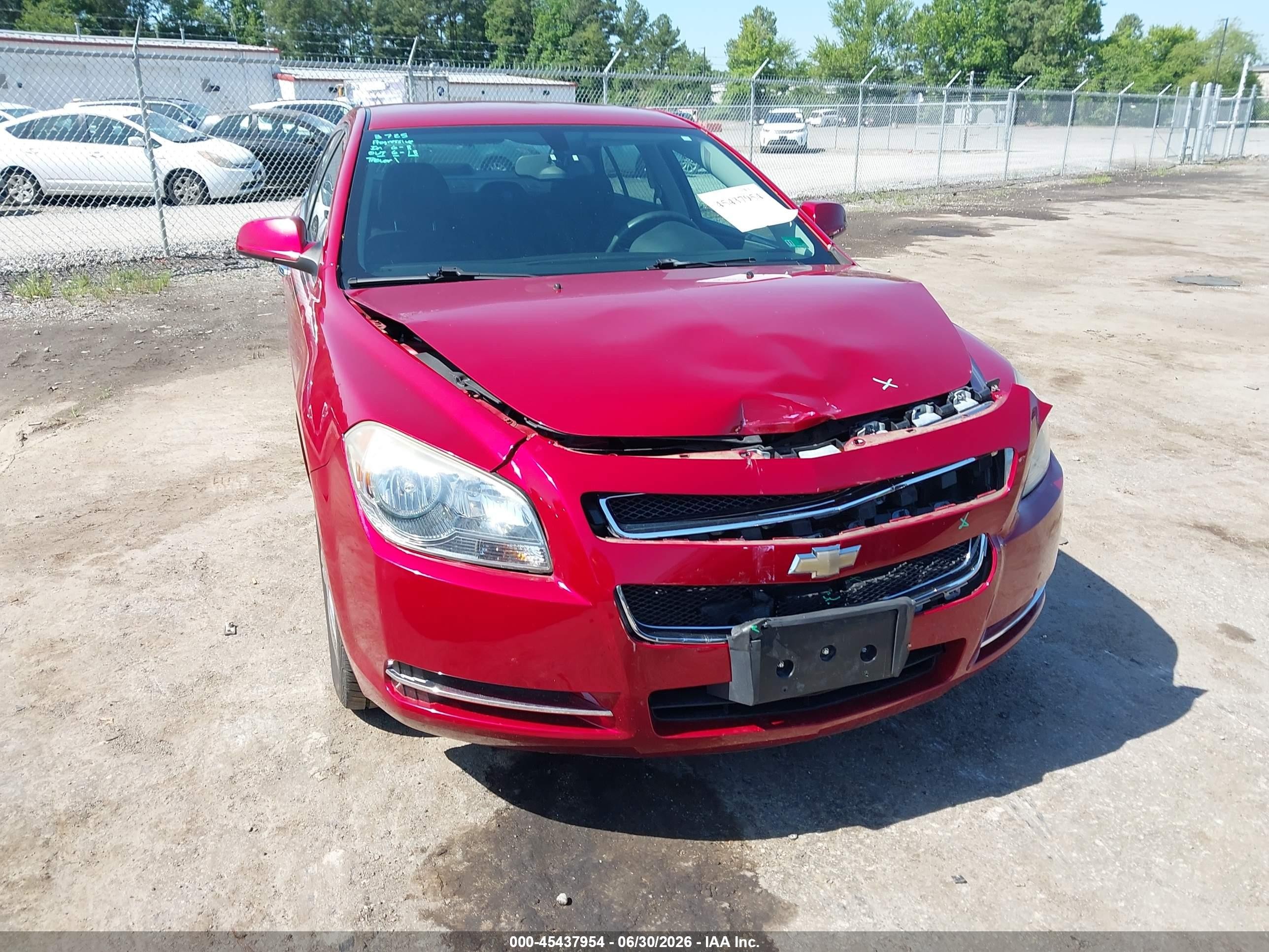 2012 Chevrolet Malibu 1lt Red vin: 1G1ZC5E07CF224350