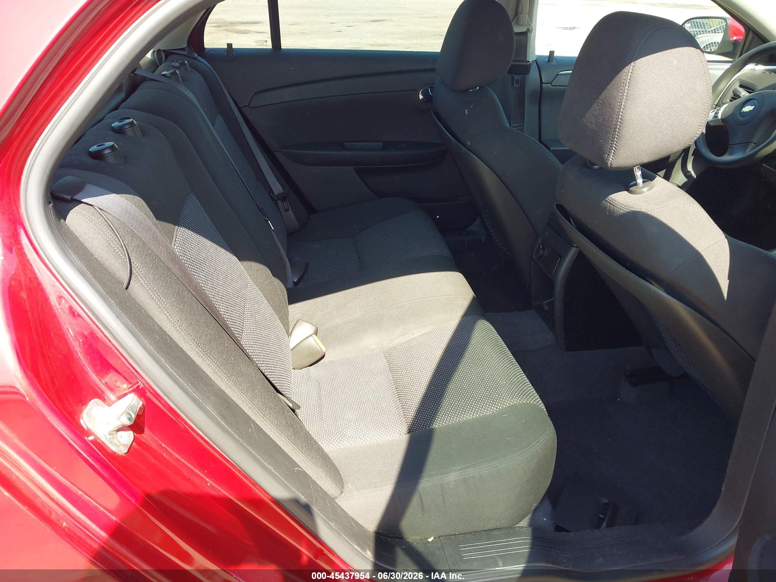 2012 Chevrolet Malibu 1lt Red vin: 1G1ZC5E07CF224350