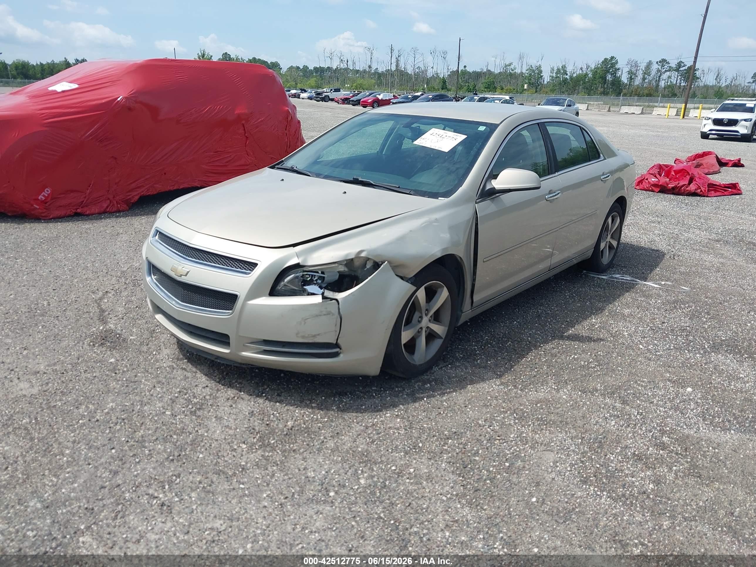 2012 Chevrolet Malibu 1lt Champagne vin: 1G1ZC5E07CF234148