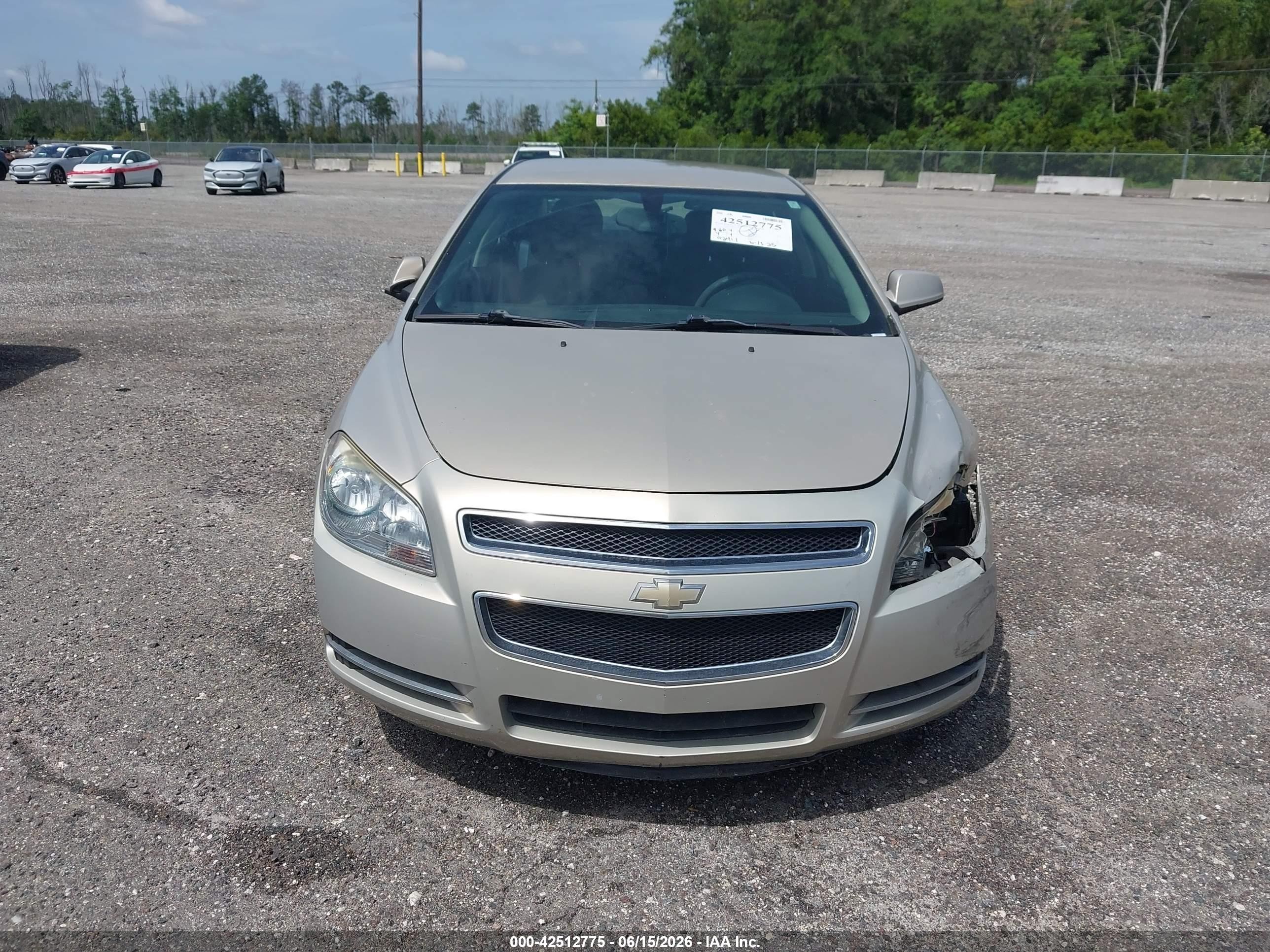 2012 Chevrolet Malibu 1lt Champagne vin: 1G1ZC5E07CF234148