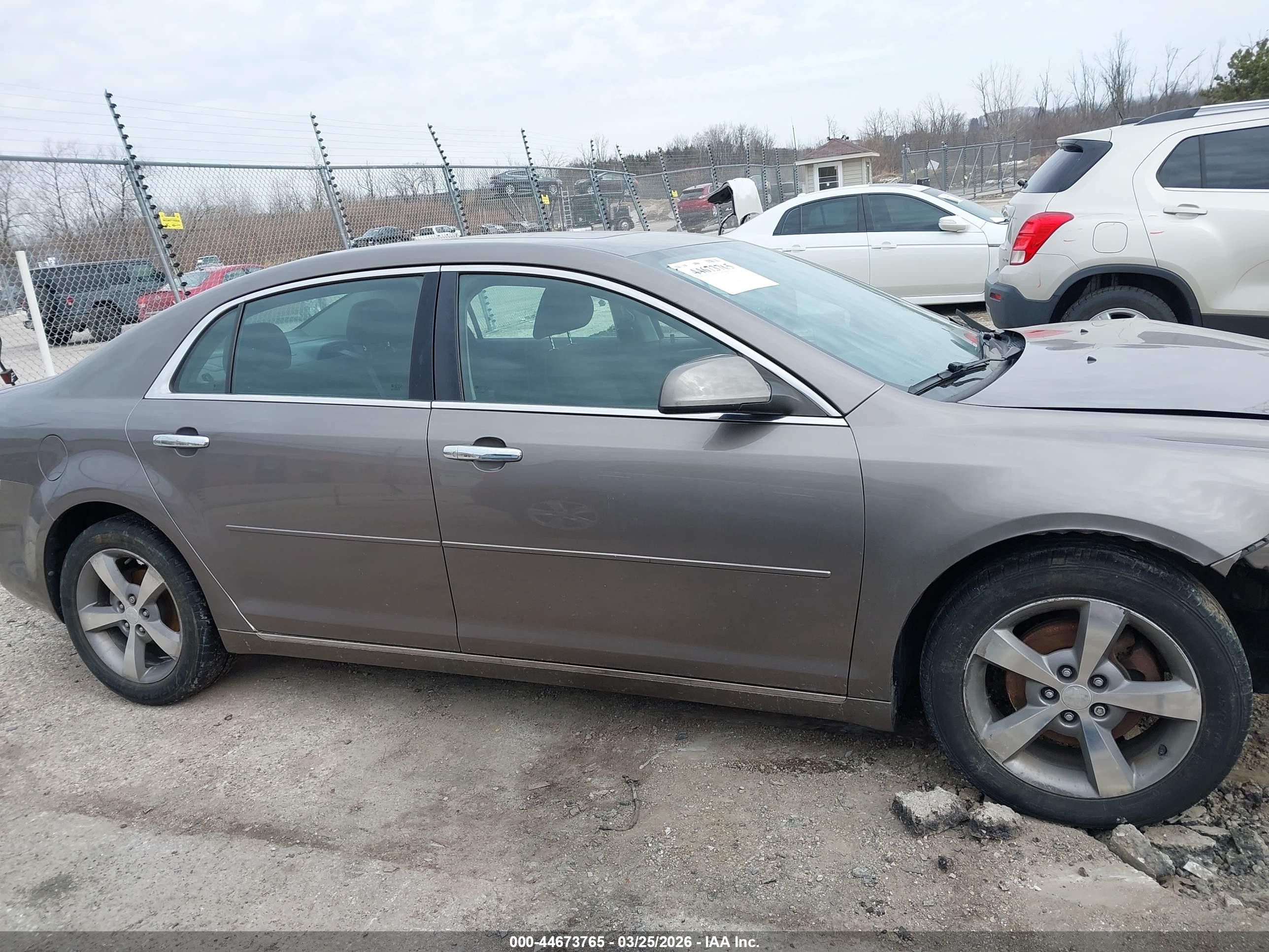 2012 Chevrolet Malibu 1lt Beige vin: 1G1ZC5E07CF240421