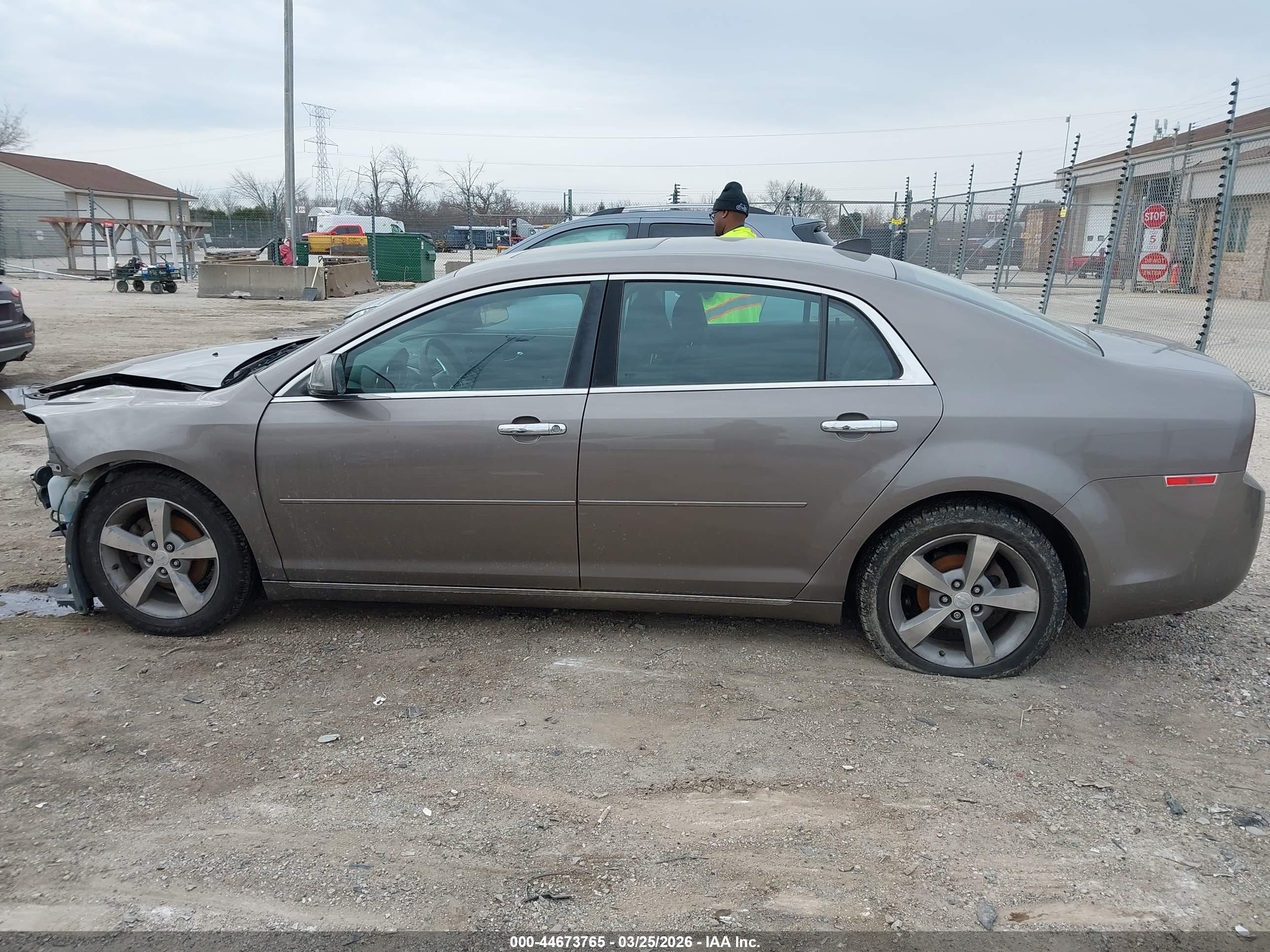 2012 Chevrolet Malibu 1lt Beige vin: 1G1ZC5E07CF240421