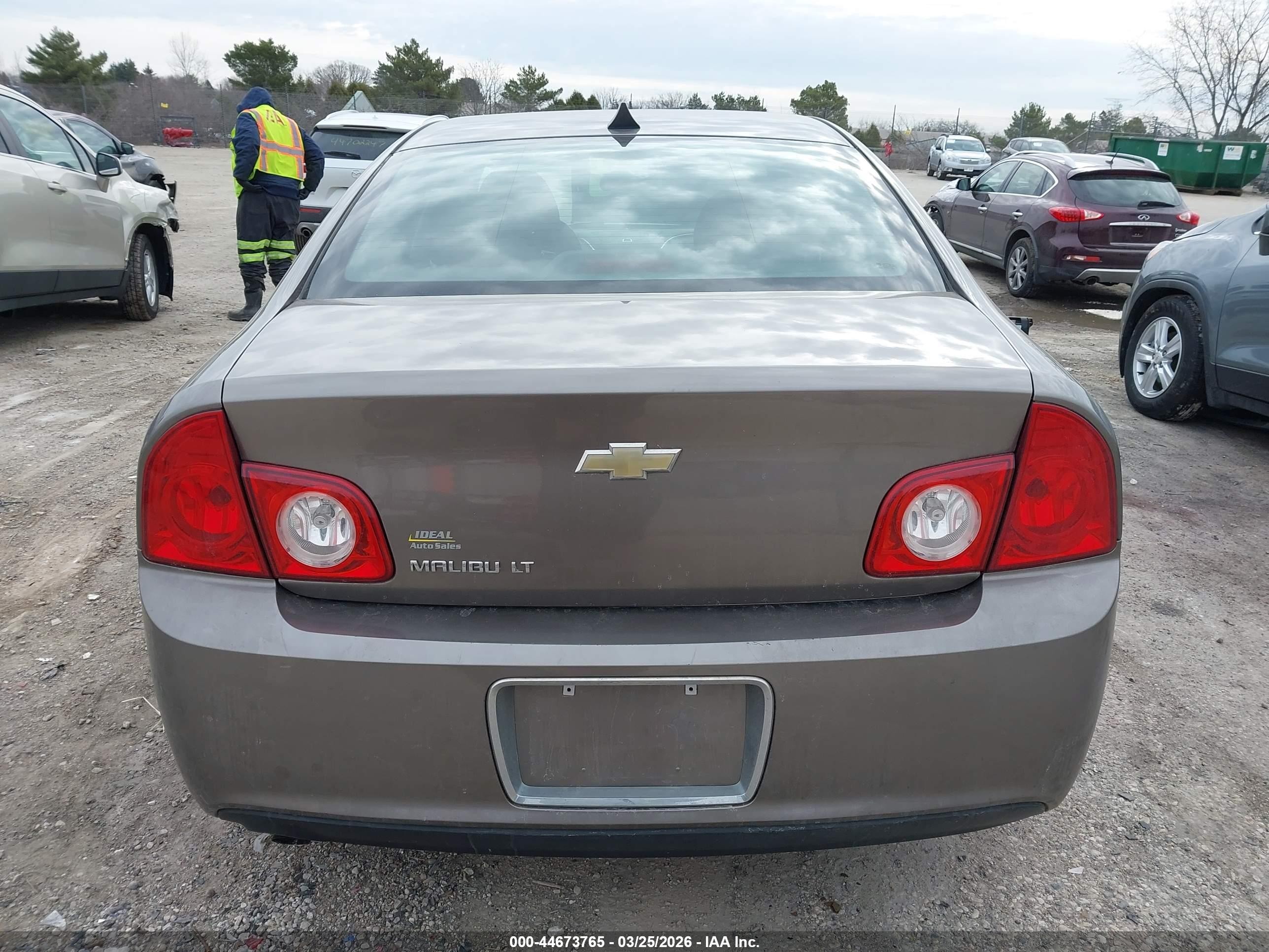 2012 Chevrolet Malibu 1lt Beige vin: 1G1ZC5E07CF240421
