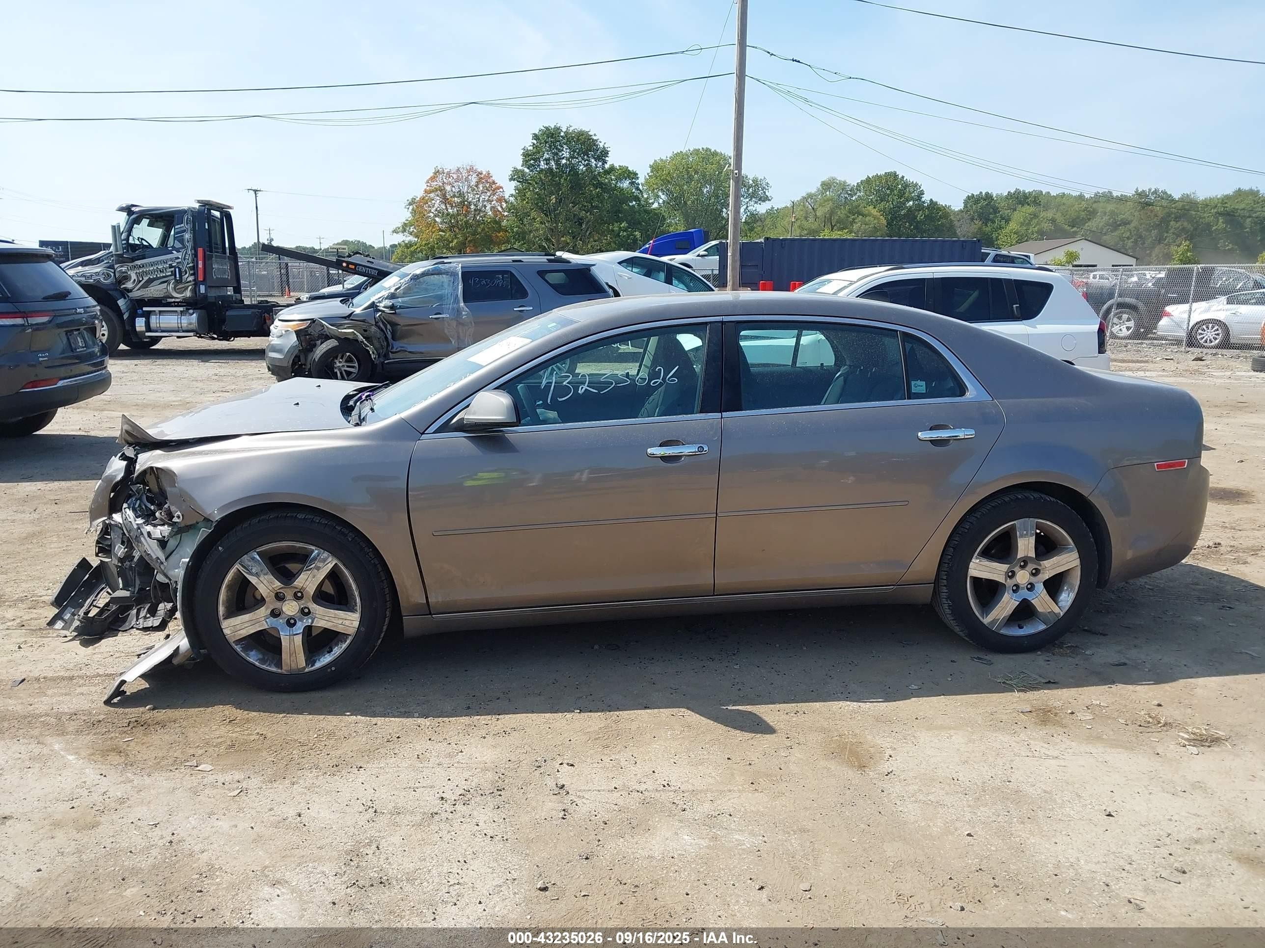 2012 Chevrolet Malibu 1lt Tan vin: 1G1ZC5E07CF255355