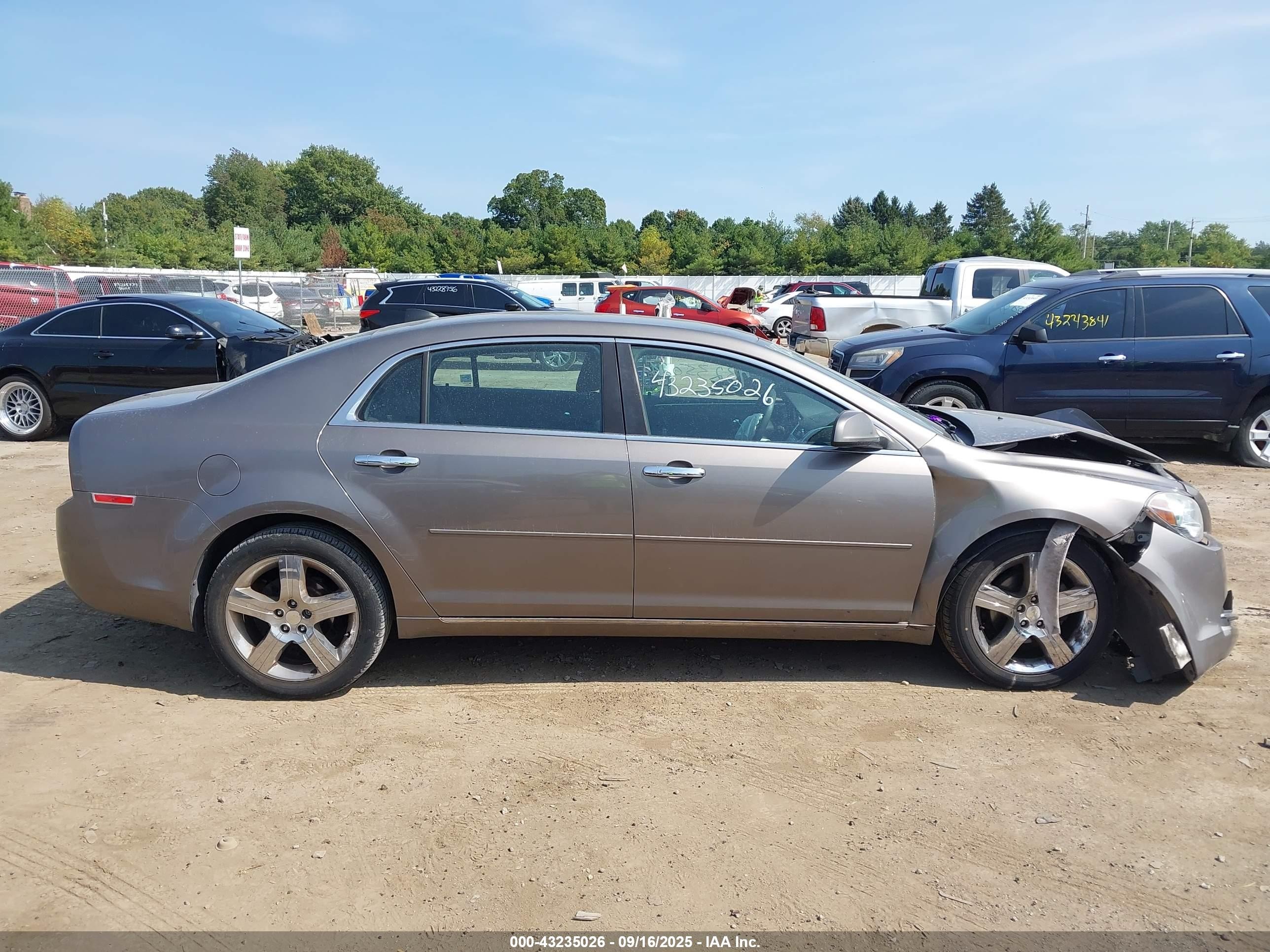 2012 Chevrolet Malibu 1lt Tan vin: 1G1ZC5E07CF255355