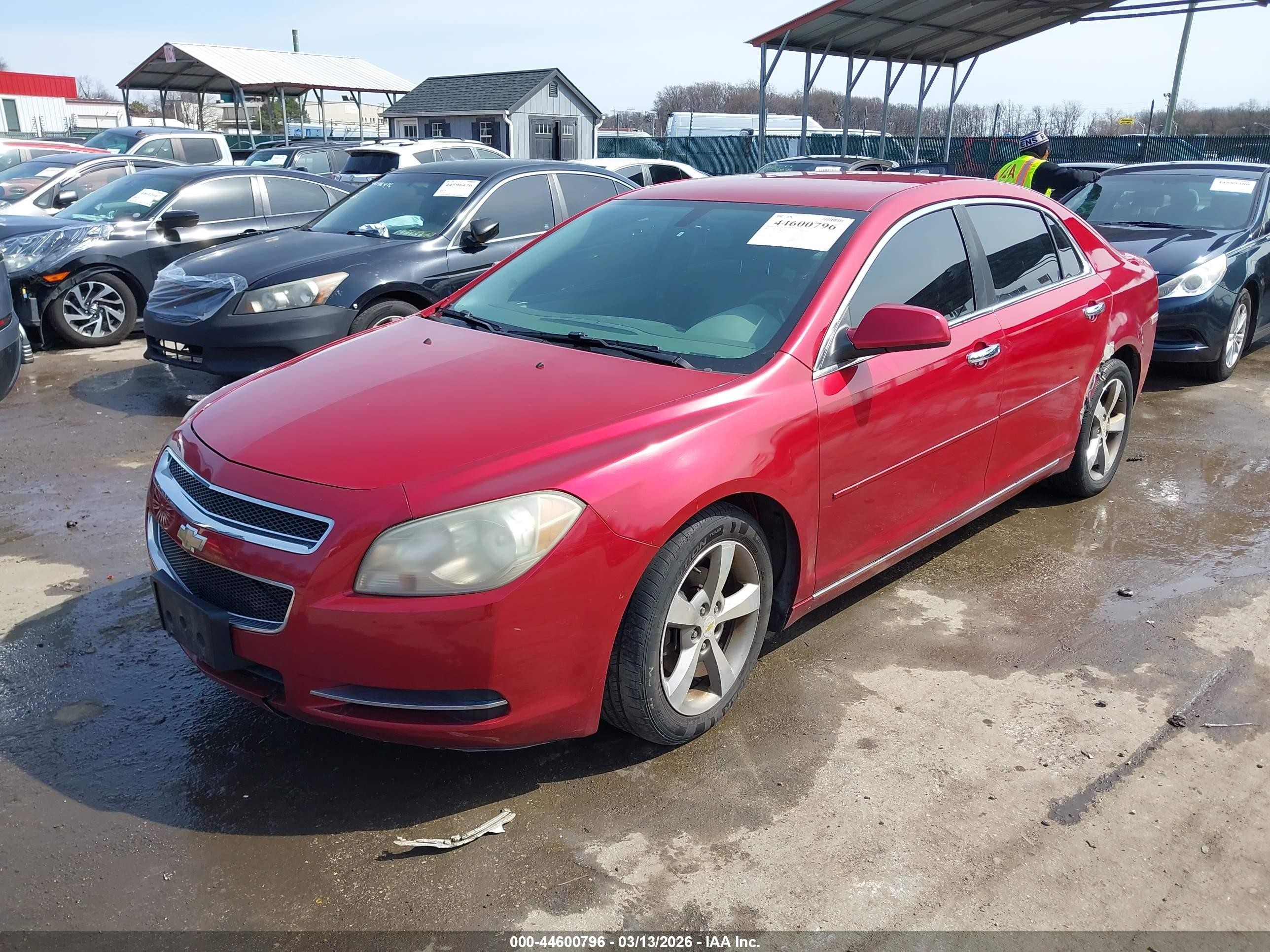 2012 Chevrolet Malibu 1lt Red vin: 1G1ZC5E07CF280479